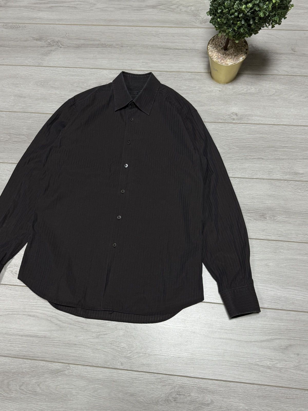 Prada Prada vintage striped shirt buttons Size US L / EU 52-54 / 3 - 2 Thumbnail