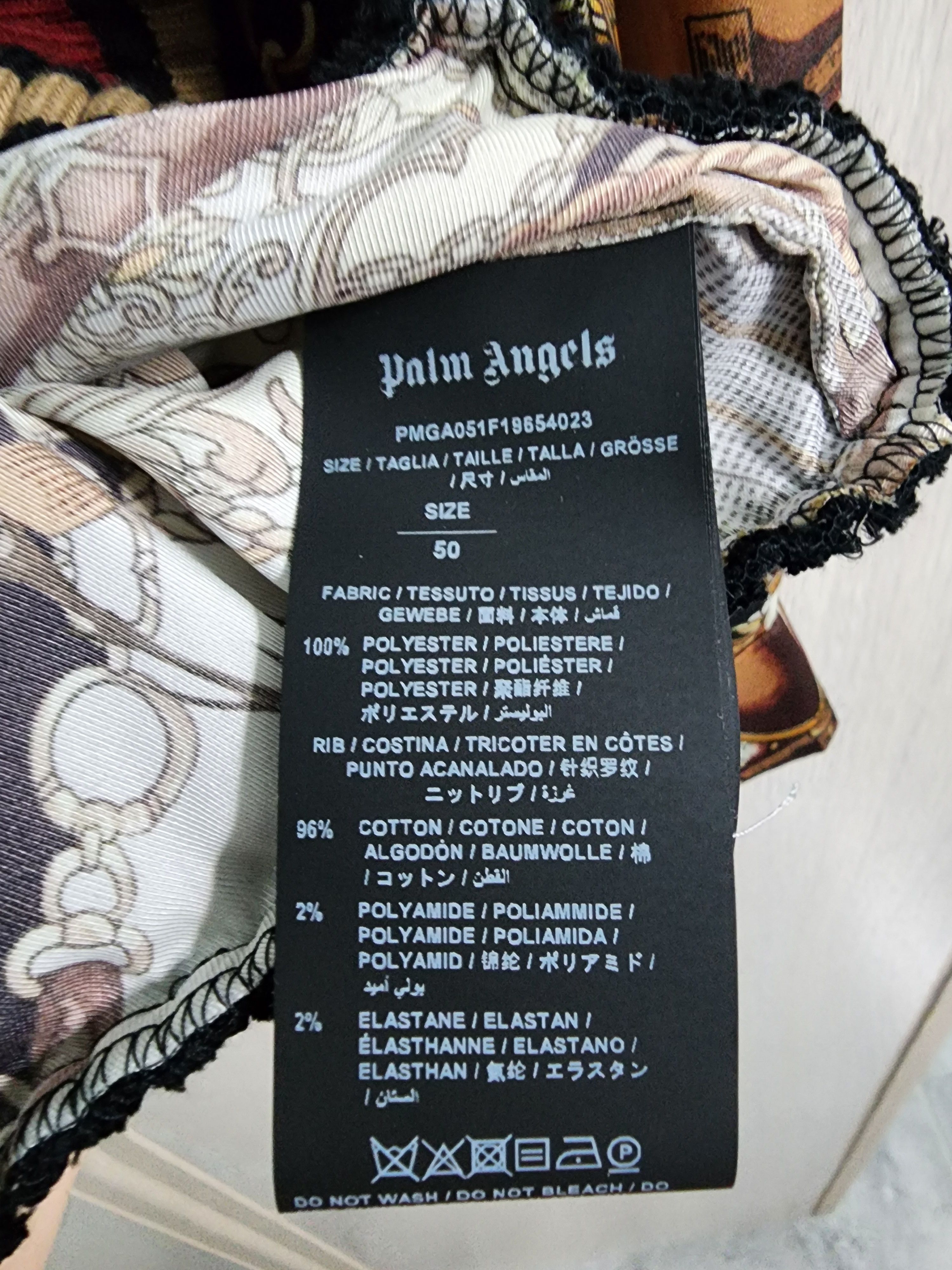 Palm Angels Bridle Motif Ribbed Twill Shirt Size US L / EU 52-54 / 3 - 12 Thumbnail