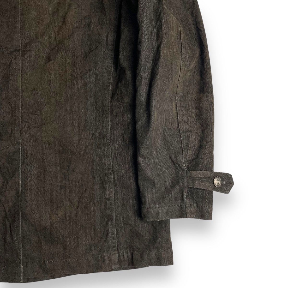 If Six Was Nine 🇯🇵 ROUSHATTE STANDARD GOTHIC MILITARY DENIM JACKET Size US L / EU 52-54 / 3 - 8 Thumbnail
