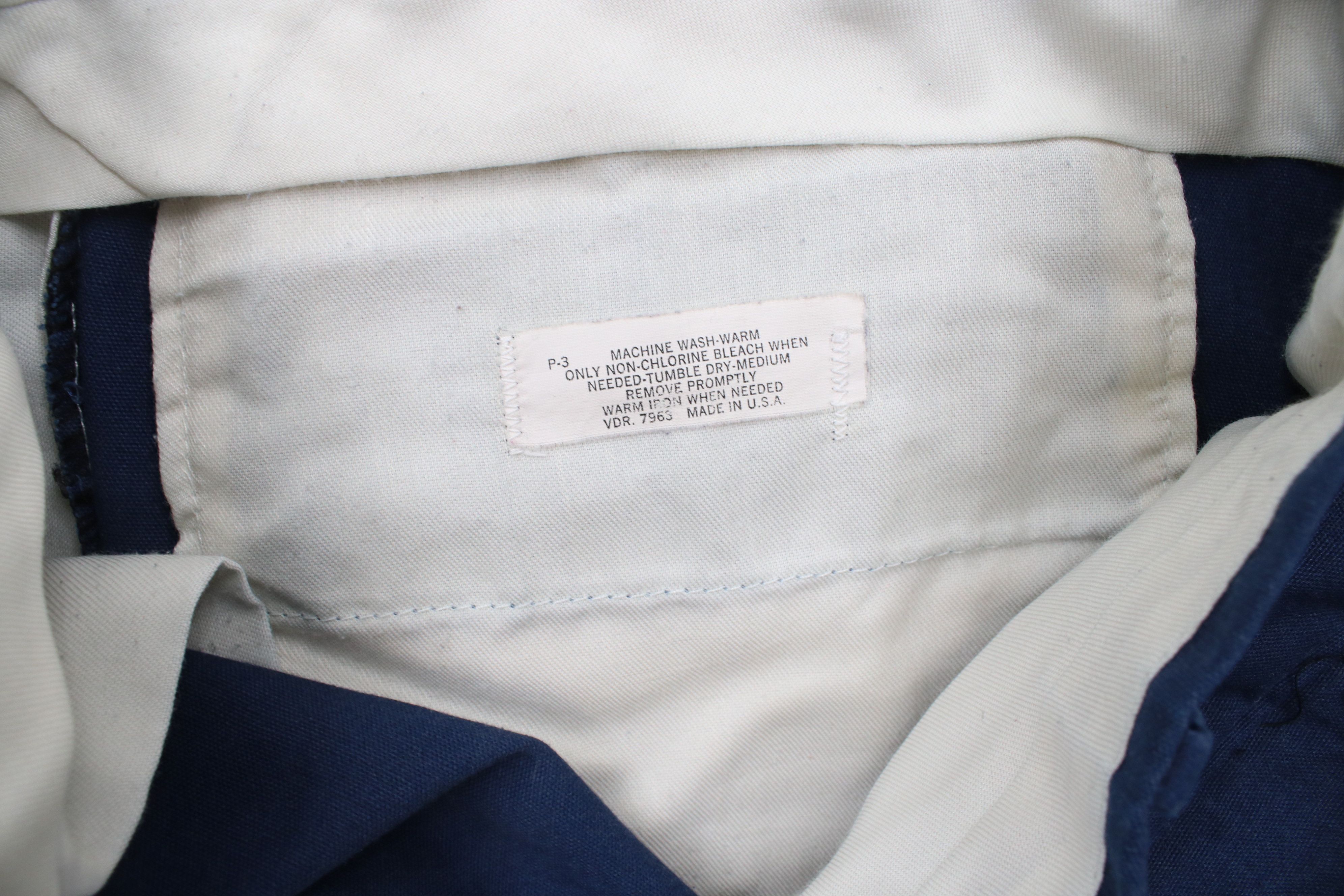 Vintage Vintage 70s Streetwear Flared Wide Leg Chino Pants Blue USA Size US 32 / EU 48 - 7 Thumbnail