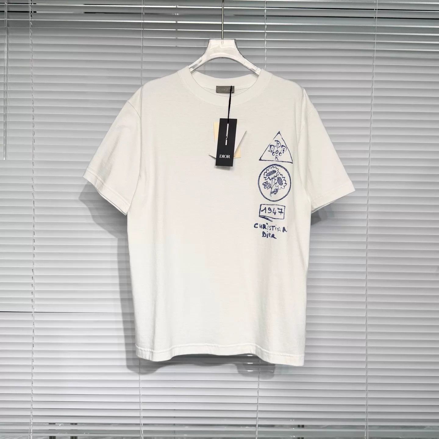 Dior DIOR 1947 Plant House Graffiti White T-Shirt XS Size US XS / EU 42 / 0 - 1 Thumbnail