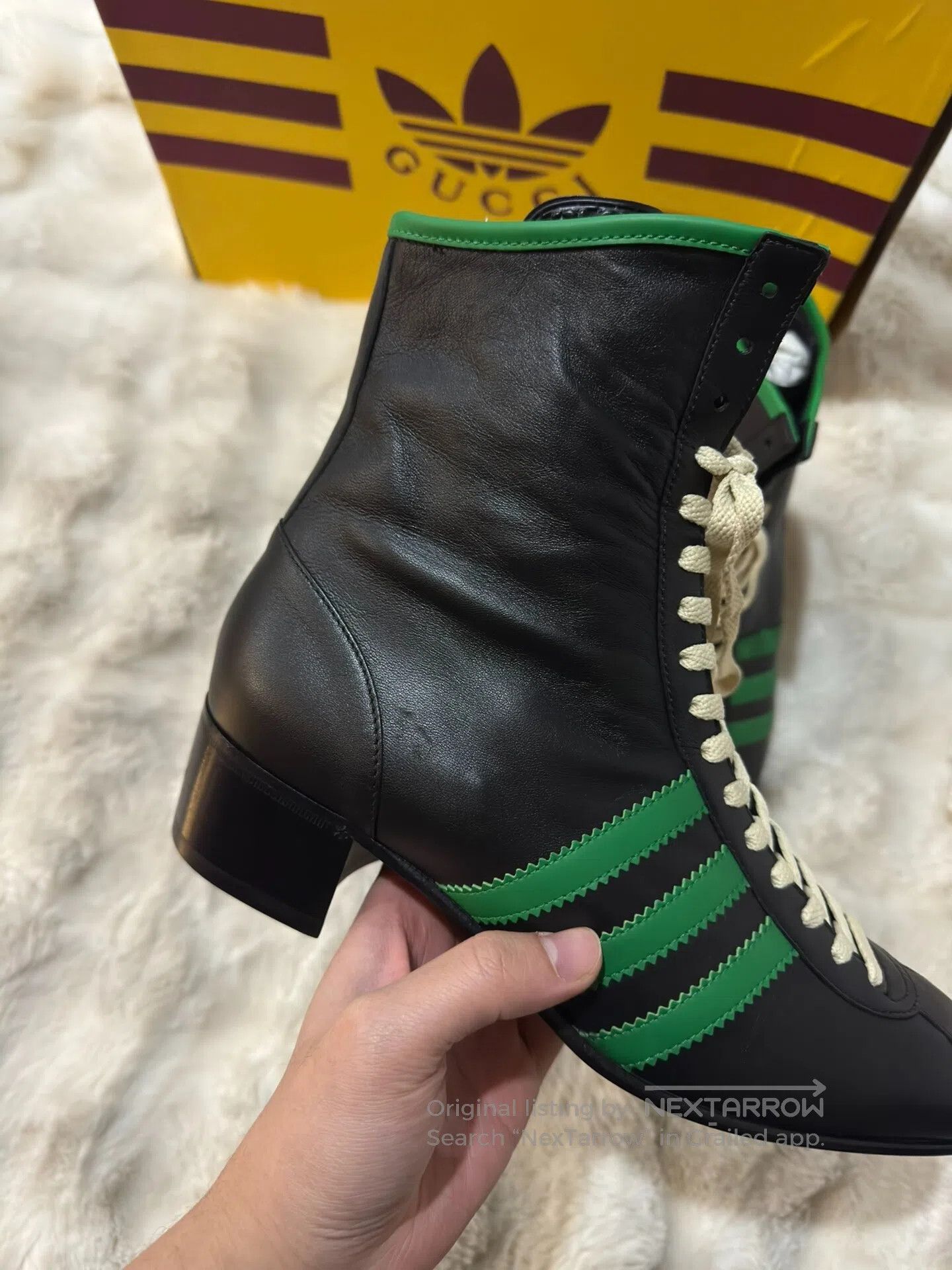 Gucci Guicci New Joint Brand Laced Boots Men's Boots| Size US 10 / EU 43 - 8 Thumbnail