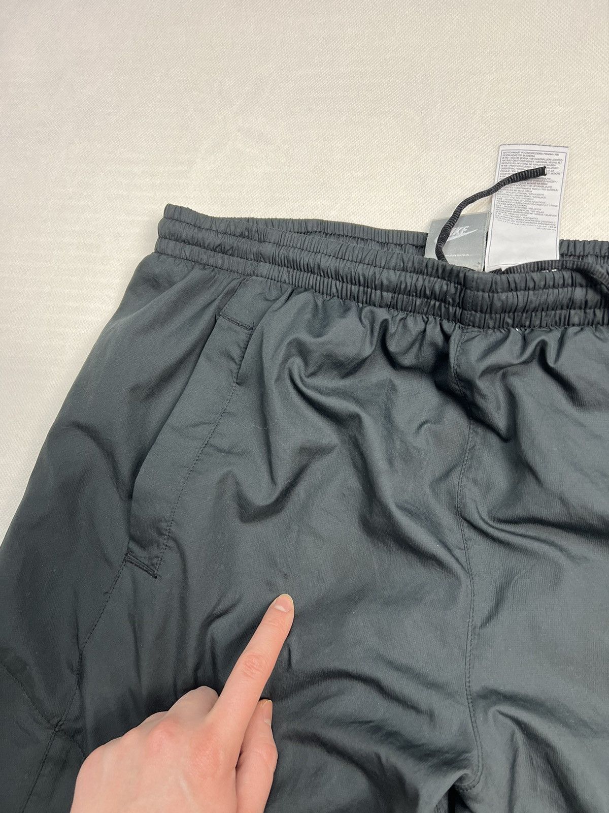 Nike × Vintage Baggy Pants Nike small logo black y2k 00’s vintage Size US 34 / EU 50 - 6 Thumbnail