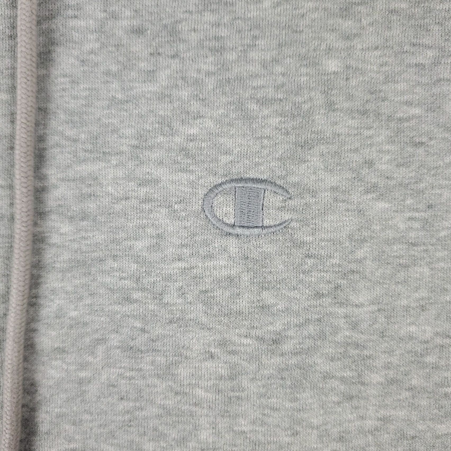 Champion Champion Hoodie Men's Medium Gray Pullover Sweatshirt Casual Sports Outdoor Size US M / EU 48-50 / 2 - 2 Thumbnail