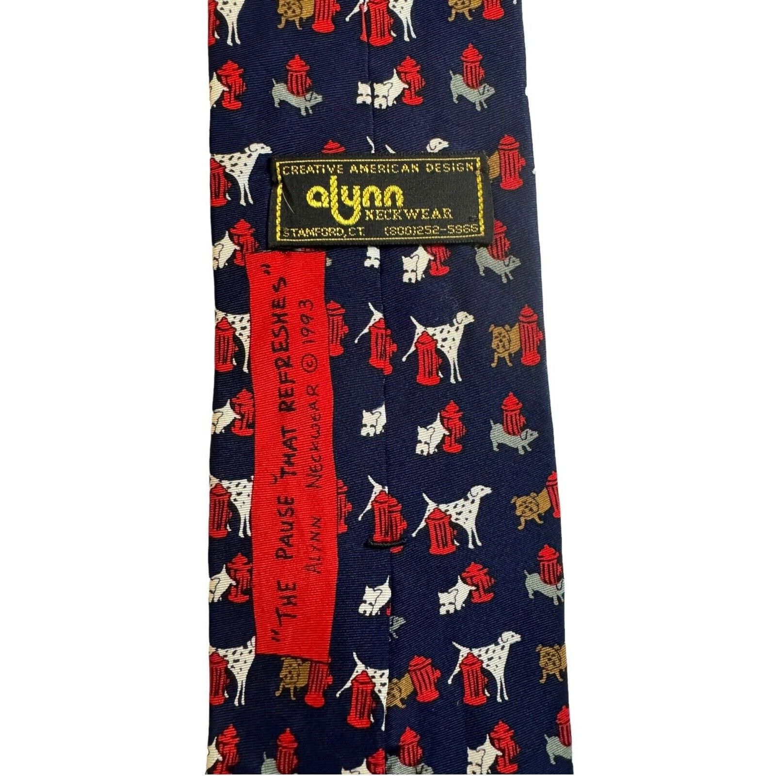 Other Alynn Neckwear The Pause That Refreshes Dogs Hydrant Necktie Size ONE SIZE - 4 Thumbnail