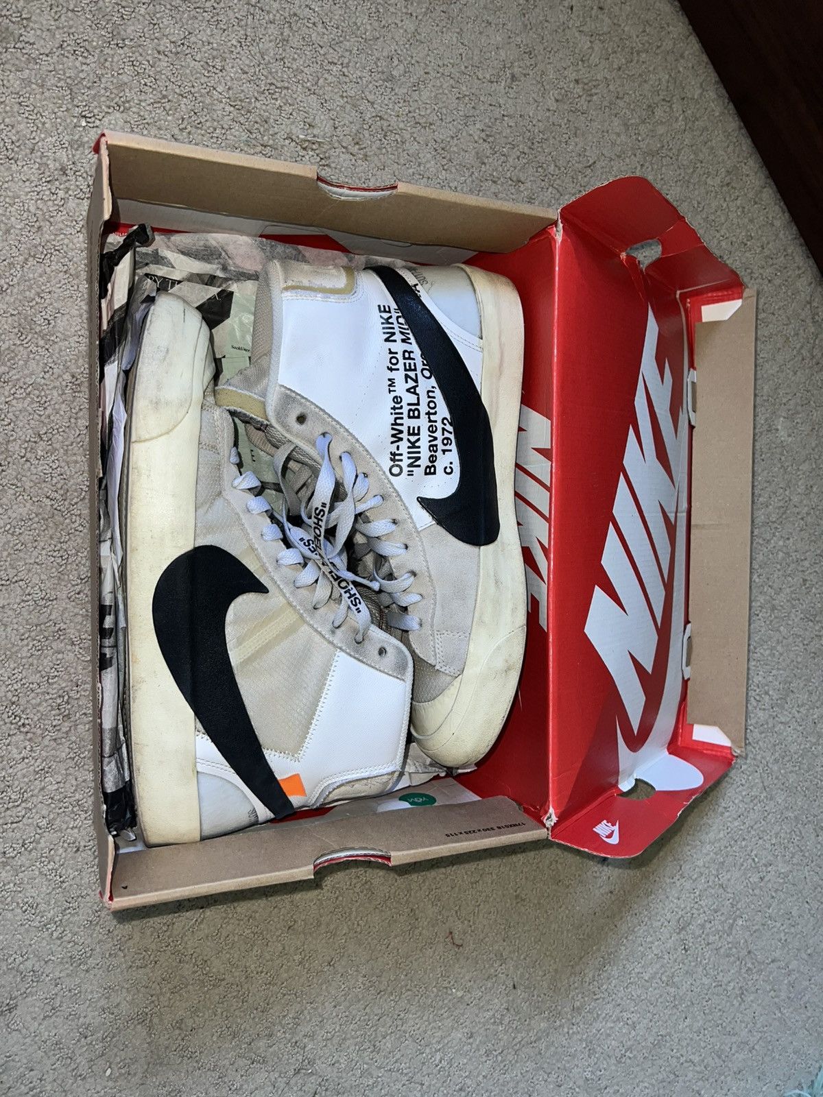 Nike × Off-White Nike Off-White Blazer “The Ten” Size US 9 / EU 42 - 1 Thumbnail
