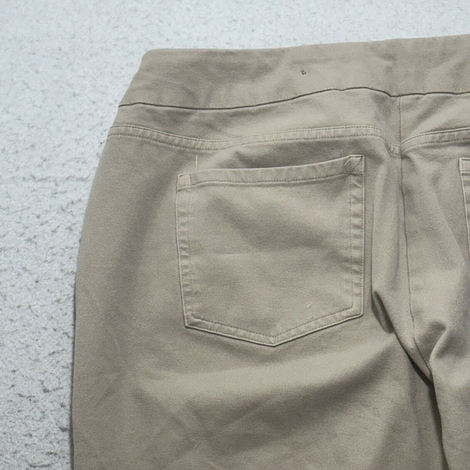 Other Soft Surroundings PM Beige Pull On Capri Pants Stretch Size 32" / US 10 / IT 46 - 14 Thumbnail