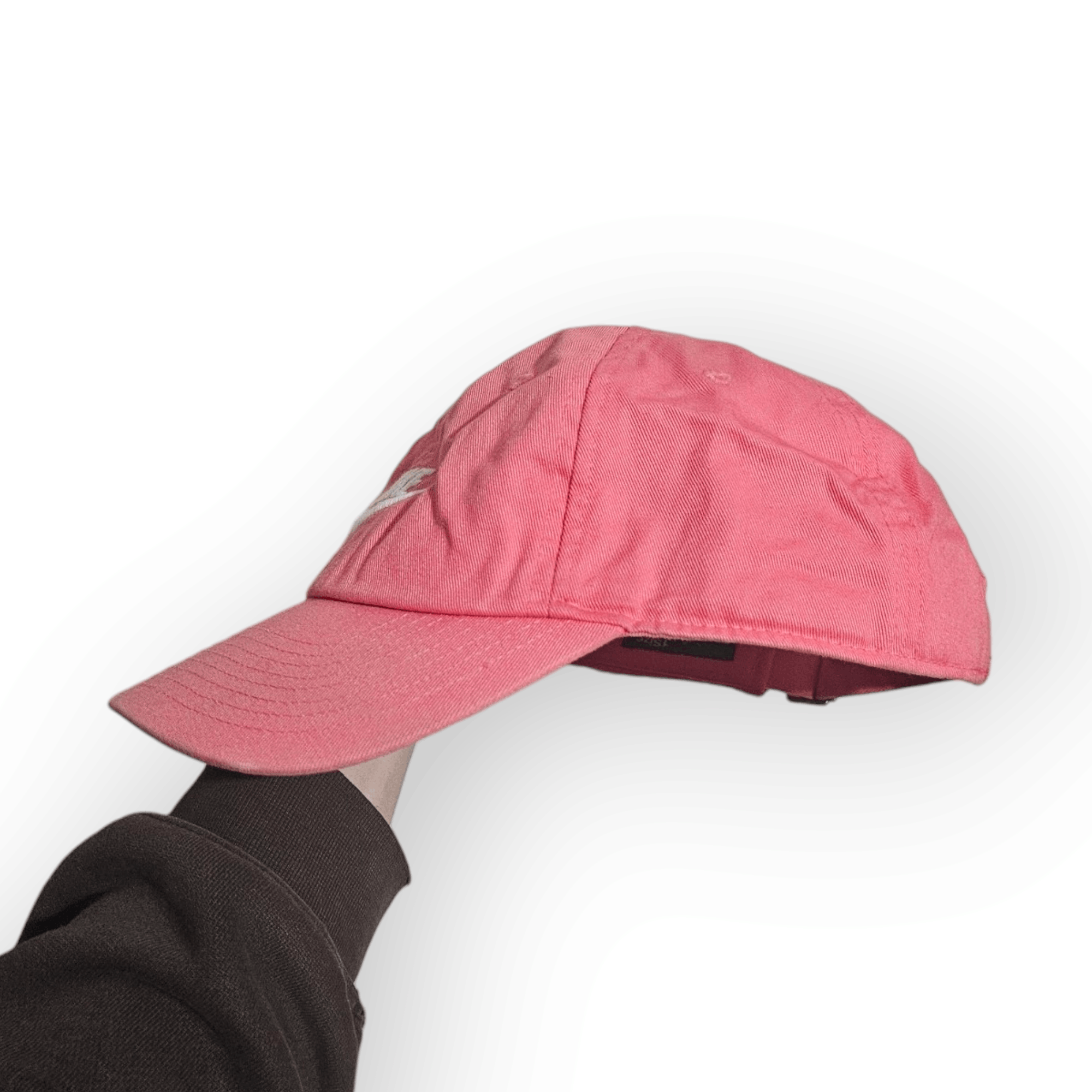 Nike × Vintage Nike Pink Center Swoosh Y2K Hat Size ONE SIZE - 2 Thumbnail