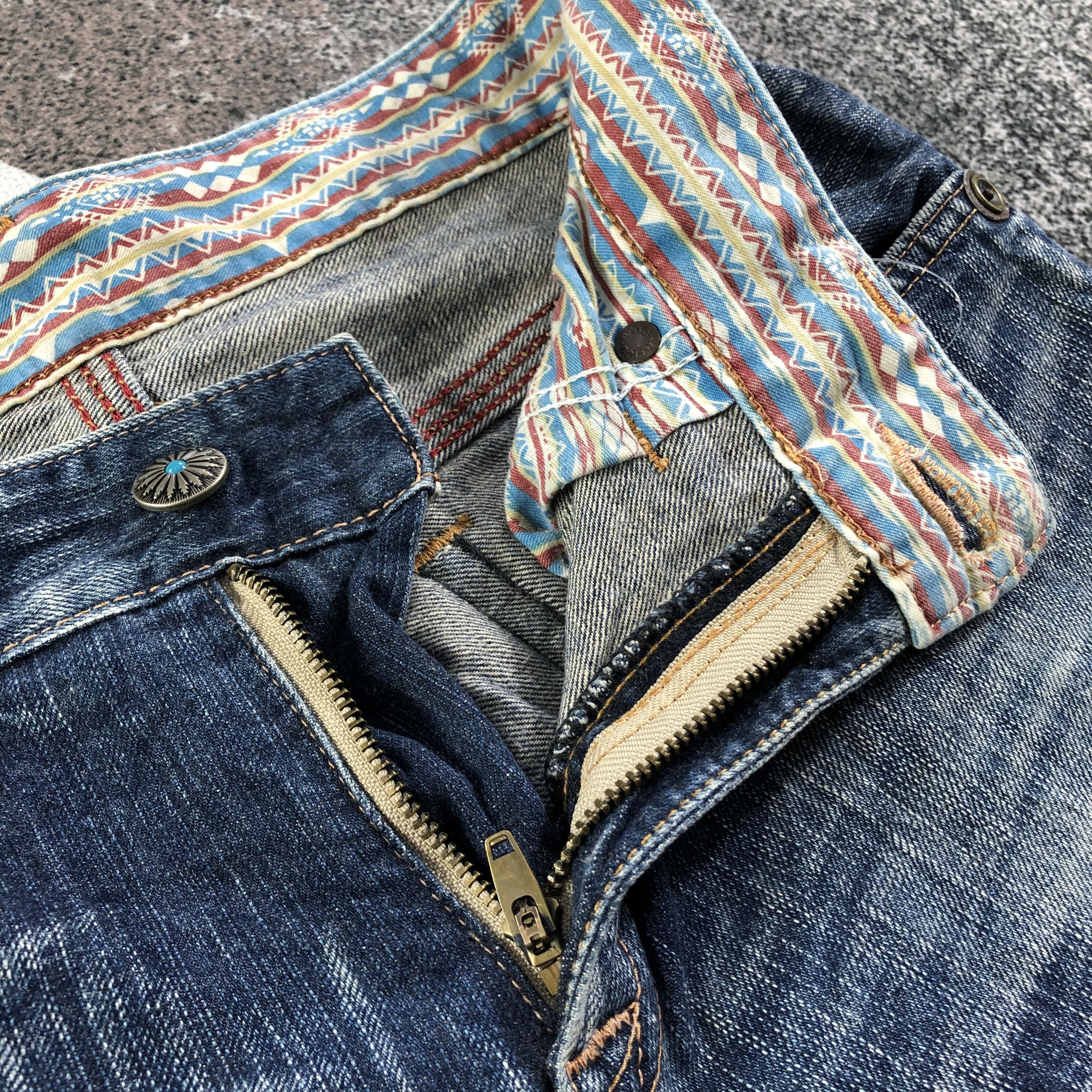 Edwin Edwin XV Jeans Distressed Flare Denim KJ1710 Size US 28 / EU 44 - 9 Thumbnail