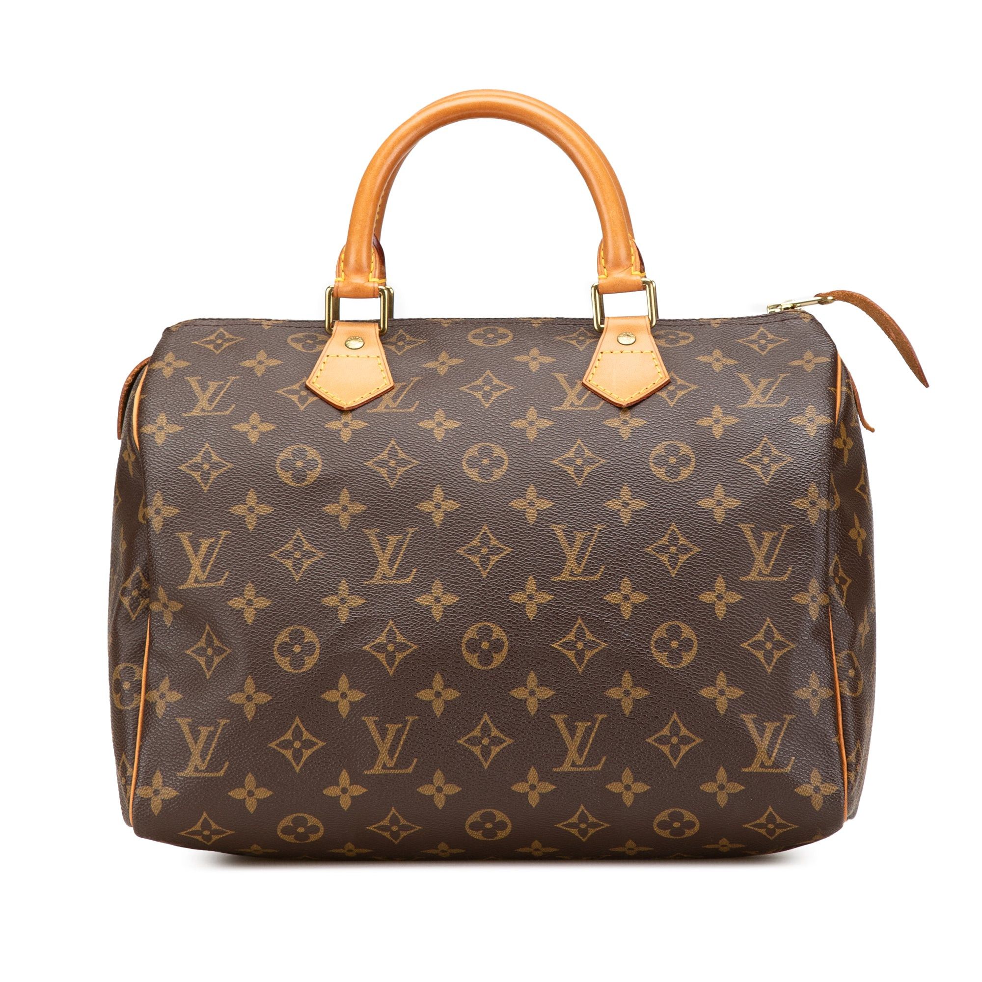 Louis Vuitton Louis Vuitton Monogram Speedy 30 Brown Size ONE SIZE - 1 Thumbnail