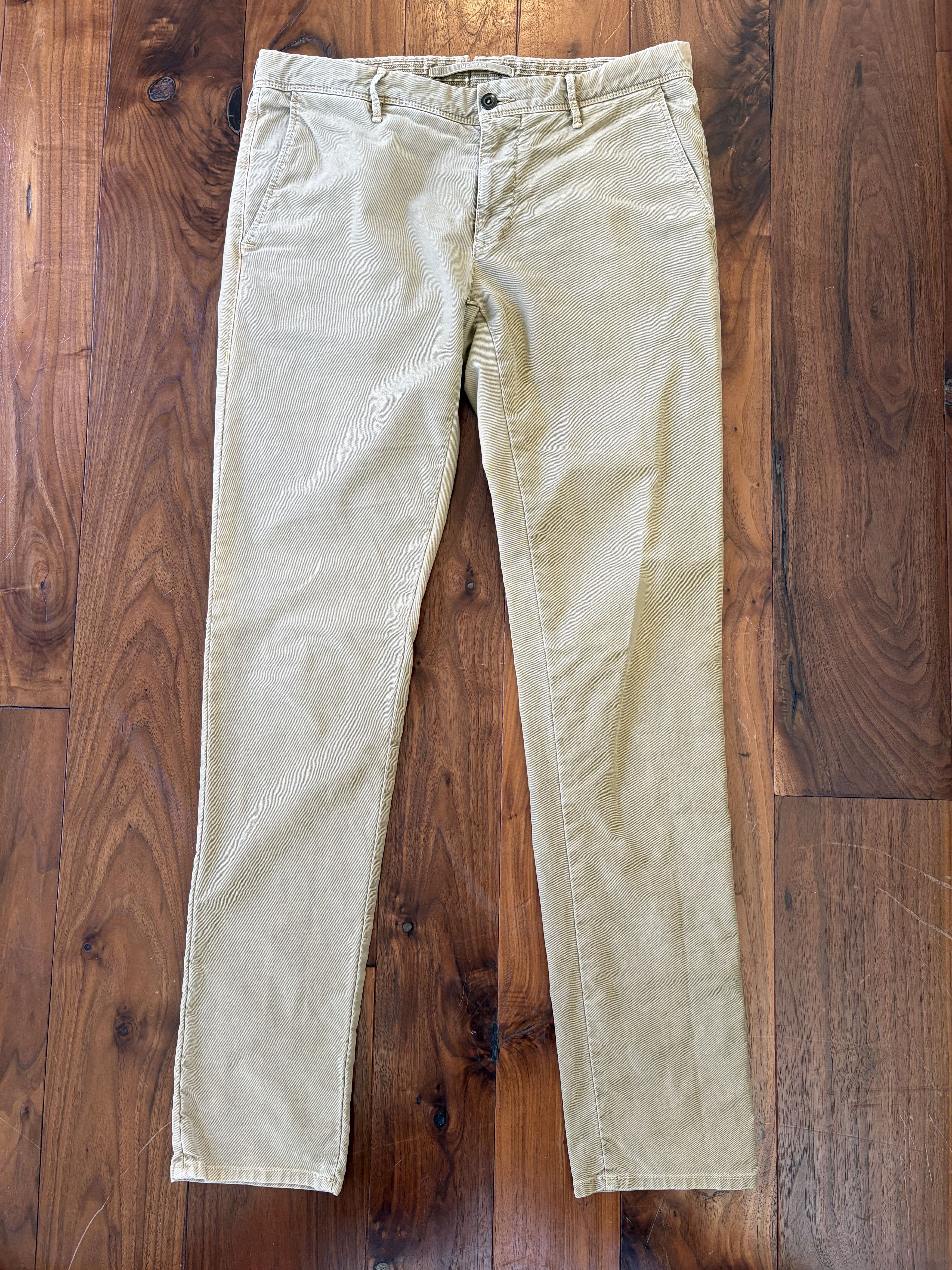 Incotex Khaki Slim Slacks 33