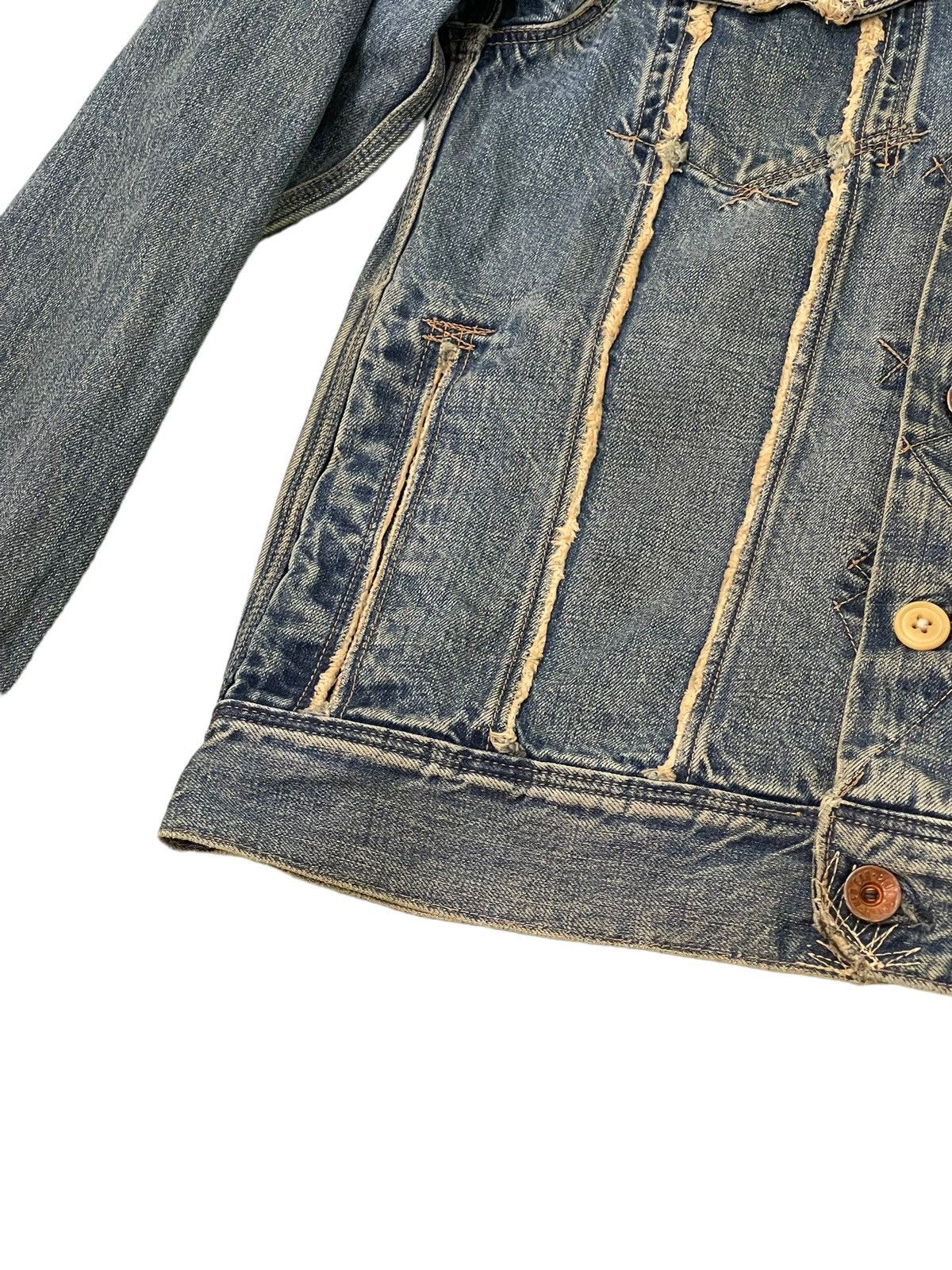 Paul Smith Distress Denim Jacket Paul Smith Red Ear Japan 5🟩5 Size US S / EU 44-46 / 1 - 5 Thumbnail