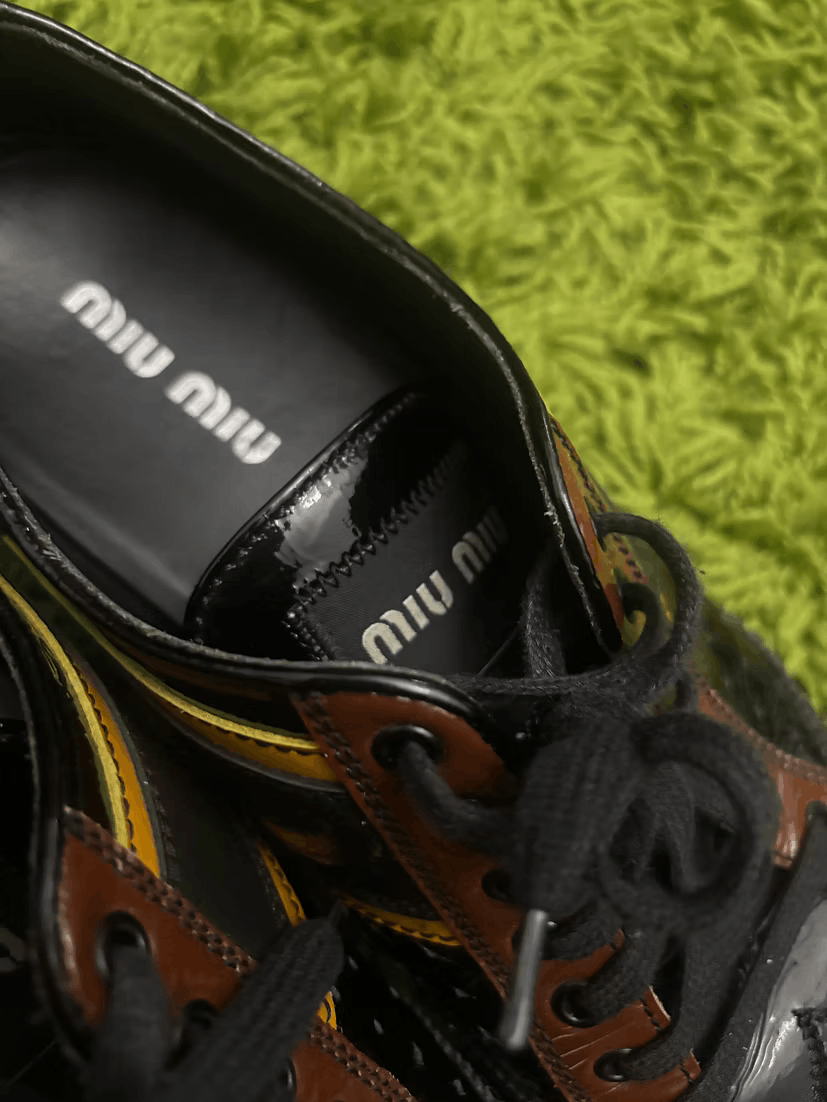 Miu Miu Mid-2000s Low-Cut Brogue Sneakers Size US 9 / EU 42 - 8 Thumbnail
