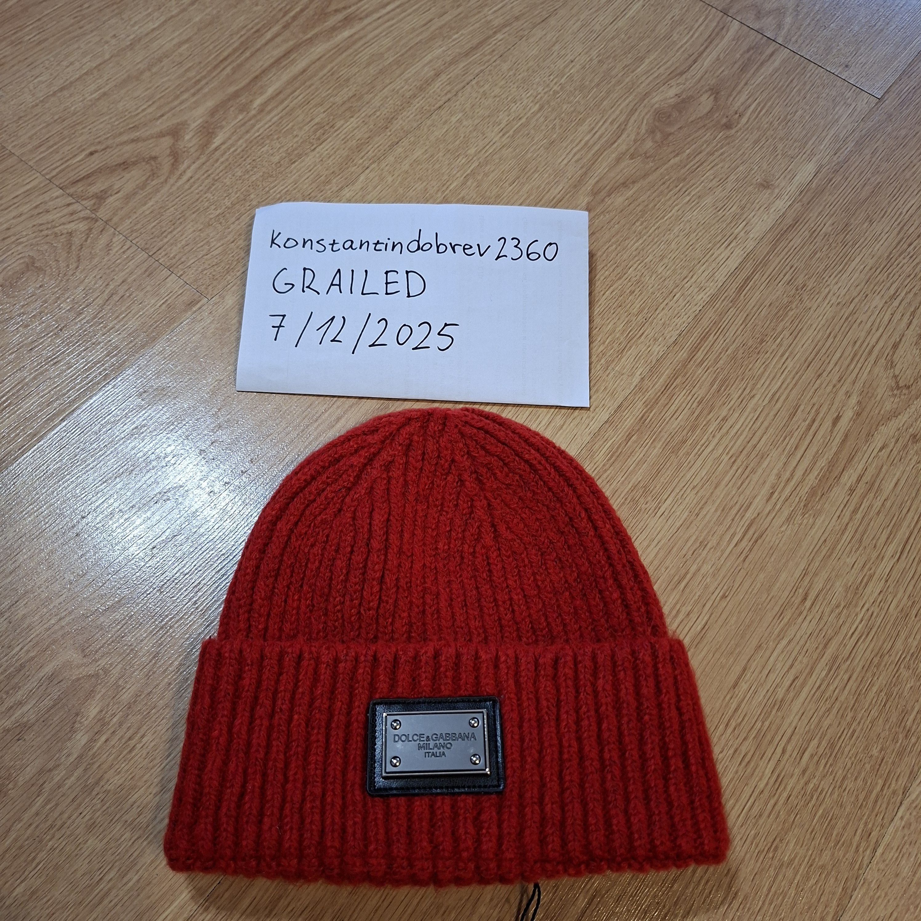 Dolce & Gabbana Dolce Gabbana red hat Size ONE SIZE - 2 Thumbnail