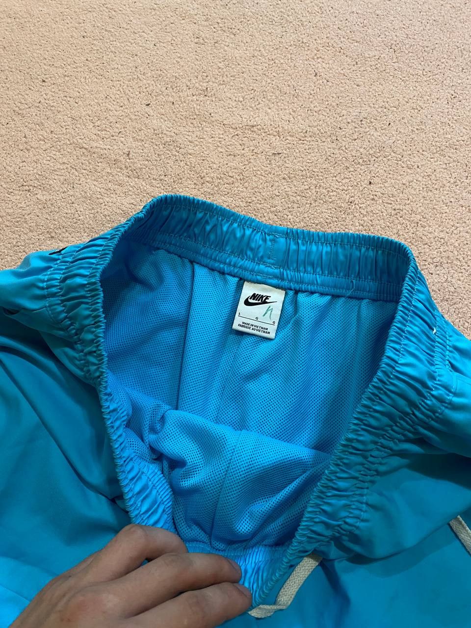 Nike Y2K Vintage Nike shorts logo blue Size US 34 / EU 50 - 5 Thumbnail