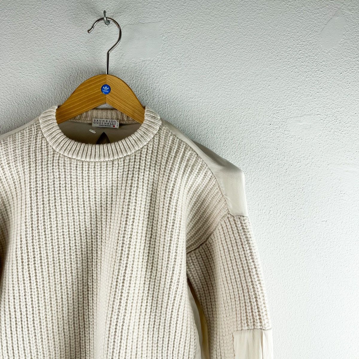 Brunello Cucinelli × Designer Brunello cucinelli cashmere/wool/silk Sweater Jumper beige S Size S / US 4 / IT 40 - 2 Thumbnail