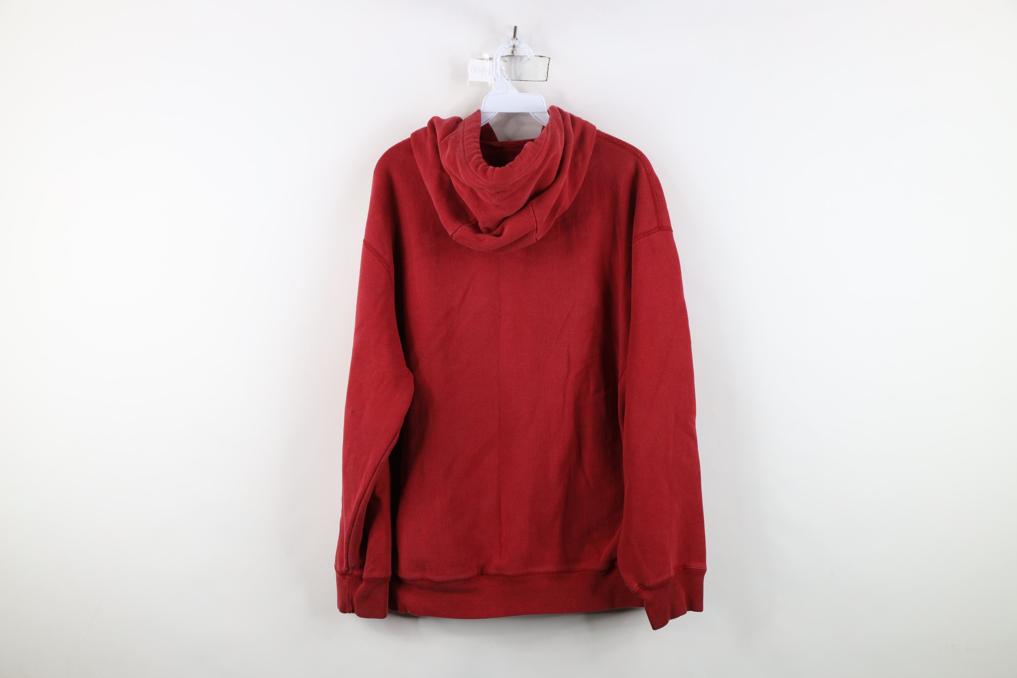 Gap Vintage Y2K Gap Spell Out Heavyweight Hoodie Sweatshirt Red Size US M / EU 48-50 / 2 - 12 Thumbnail