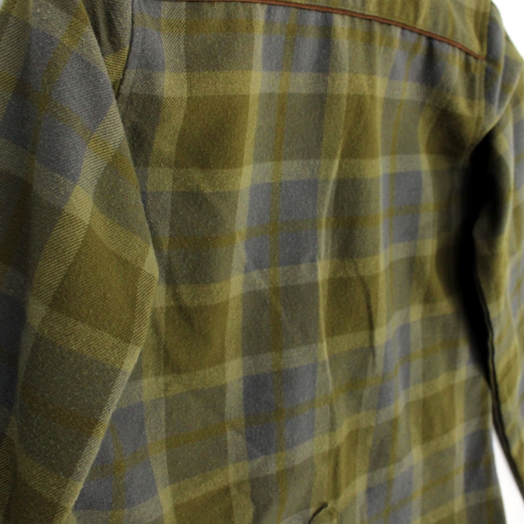 Vintage Flag Nor Fail Forever Collection Shirt Womens Small Green Plaid Flannel Size S / US 4 / IT 40 - 4 Thumbnail