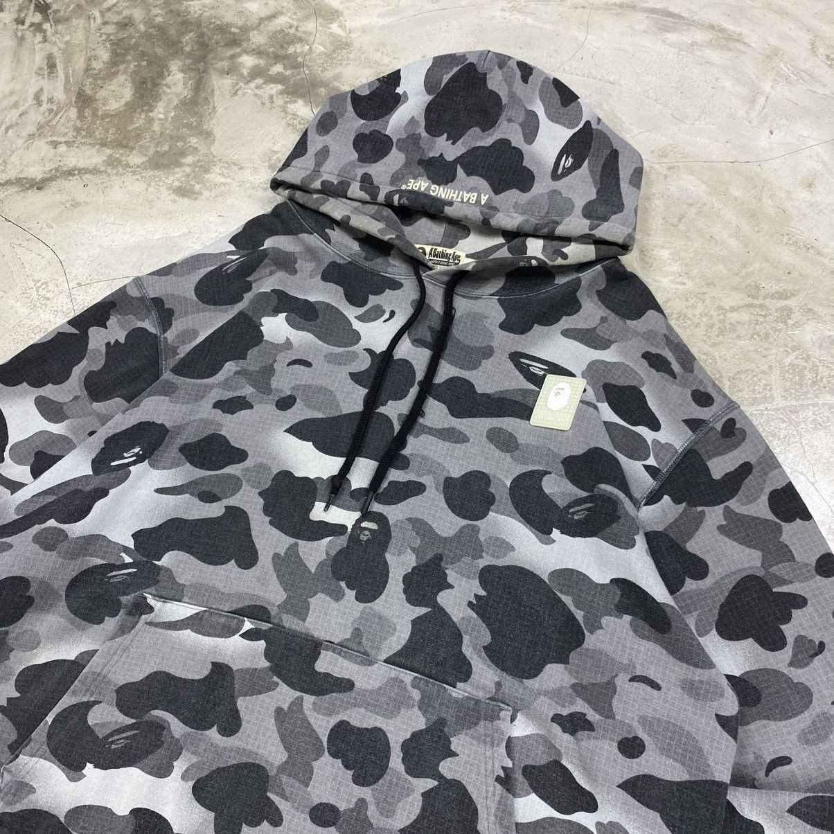 Bape Grid Camo Pullover Hoodie Size US XXL / EU 58 / 5 - 2 Thumbnail