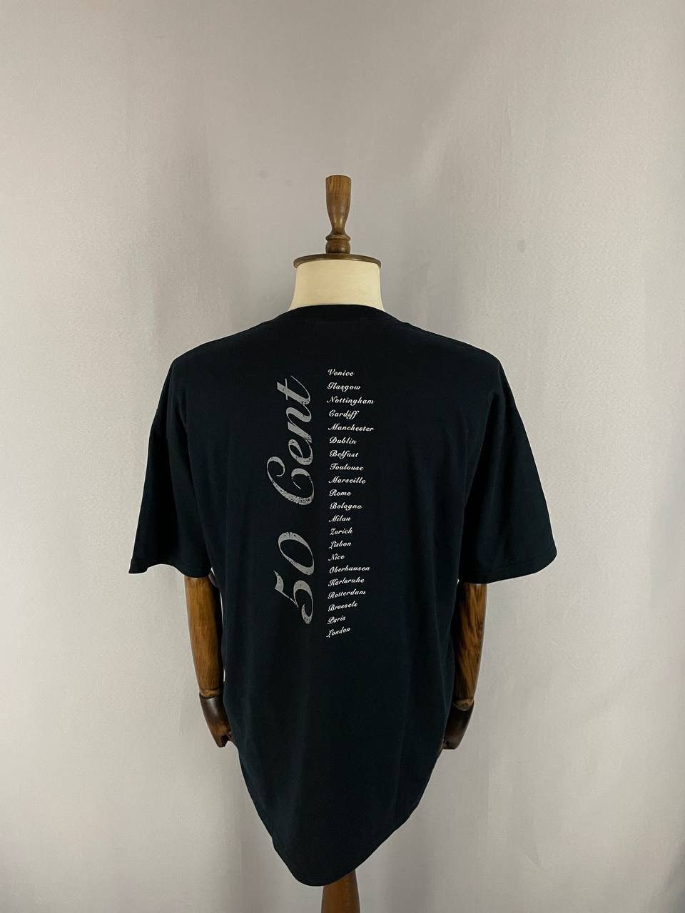 50 Cent 50 Cent Tee T Shirt Vintage Black 1990s Size US XL / EU 56 / 4 - 7 Thumbnail