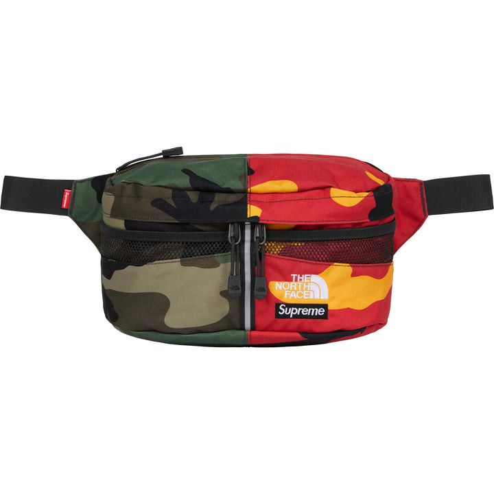 image of Supreme/the North Face Split Waist Bag in Camo, Men's
