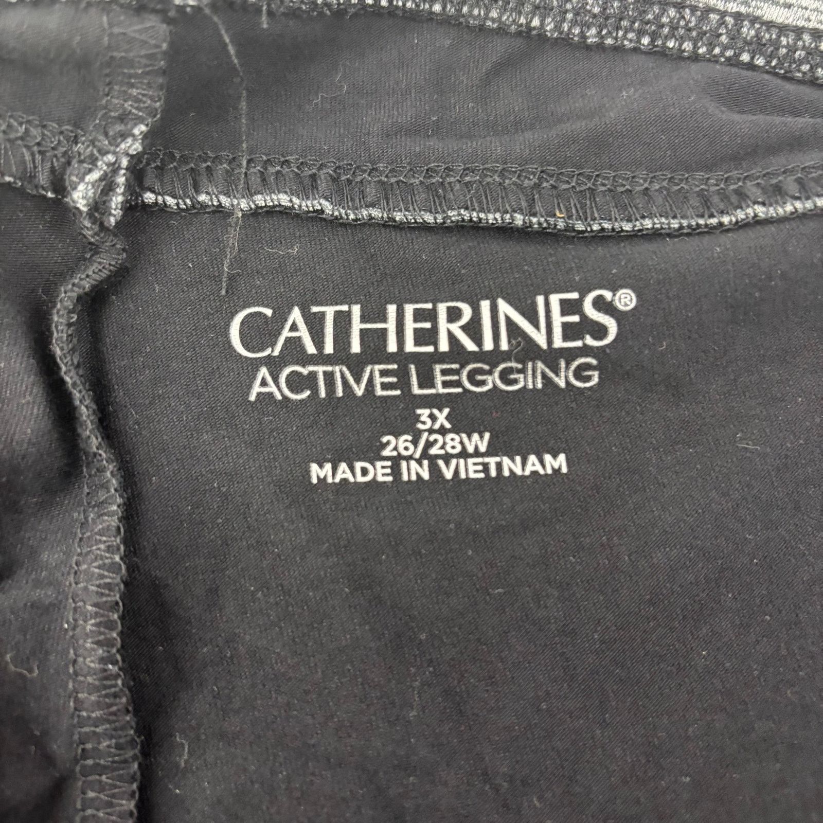 Other Catherines Womens Sz 3X Active Leggings Athletic Cotton Size 42" / US 20 - 6 Thumbnail