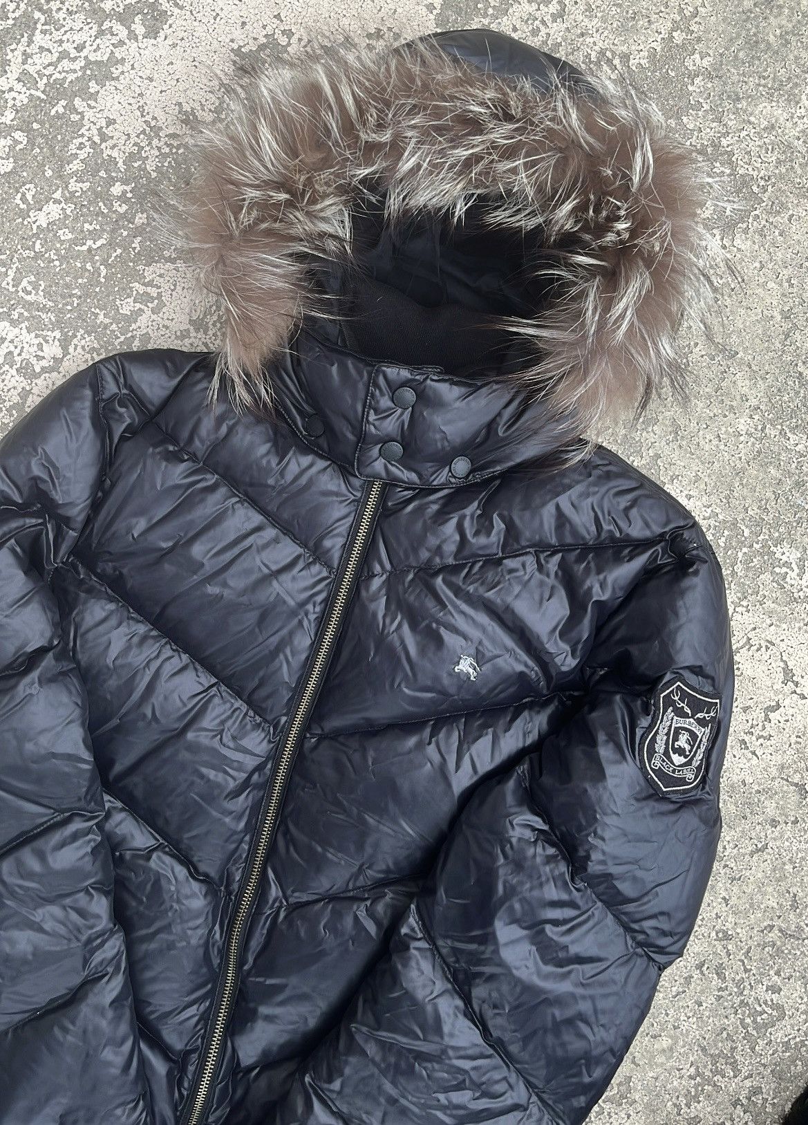 Burberry Black Label Jacket Glossy Black - 10th Anniversary