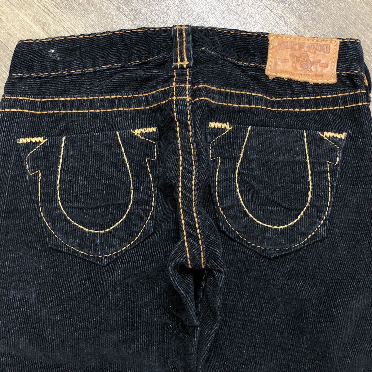 If Six Was Nine 2000s True Religion Bootcut Flared Jeans Corduroy Pants Size 26" / US 2 / IT 38 - 5 Thumbnail