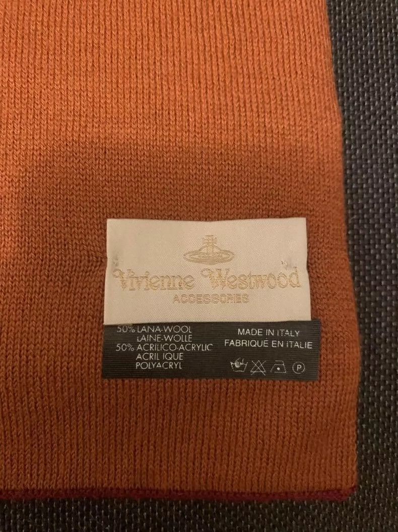 Vivienne Westwood Vivienne Westwood Red double-sided love scarf Size ONE SIZE - 7 Thumbnail