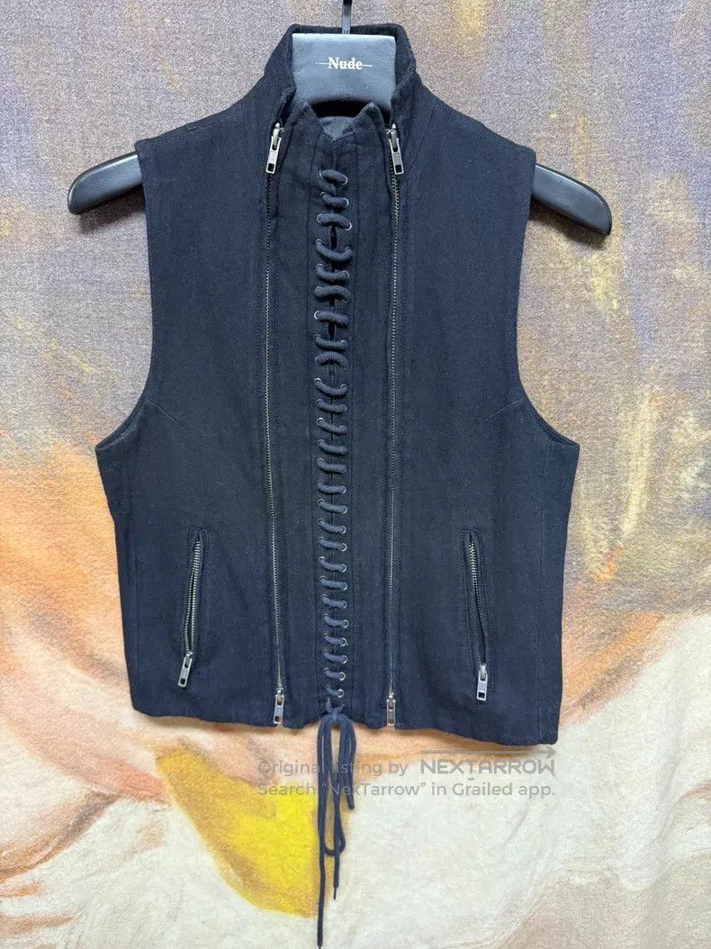 Ann Demeulemeester Ann Demeulemeester Laced Vest Size XS / US 0-2 / IT 36-38 - 1 Thumbnail