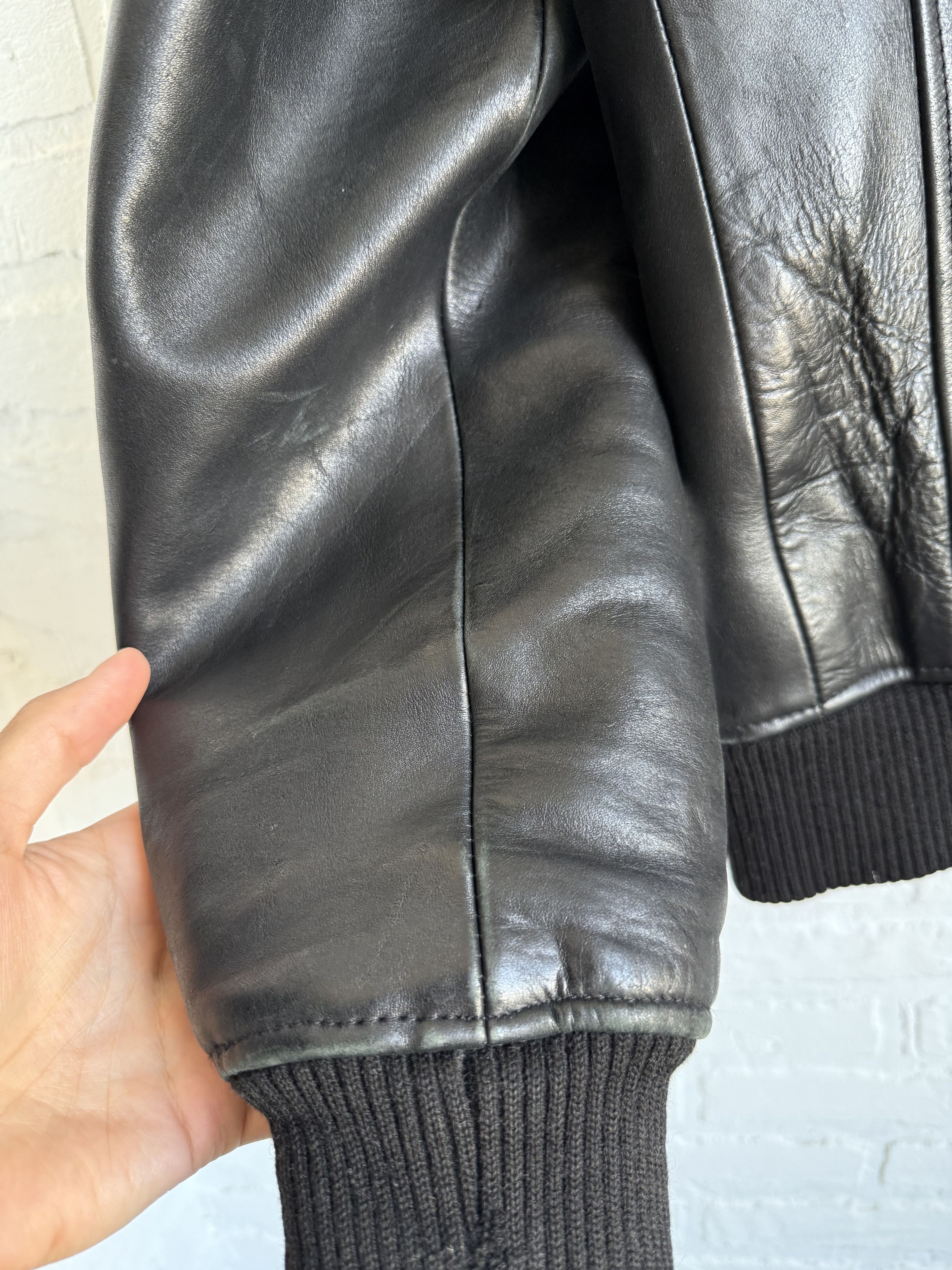Schott Schott aviator leather jacket packable hood Size US M / EU 48-50 / 2 - 16 Thumbnail