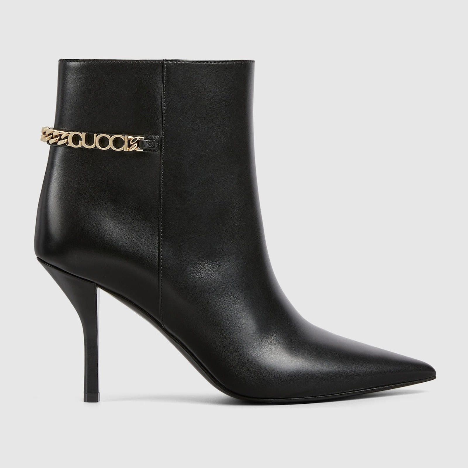 Gucci Signoria Chain Ankle Boots SIZE 36