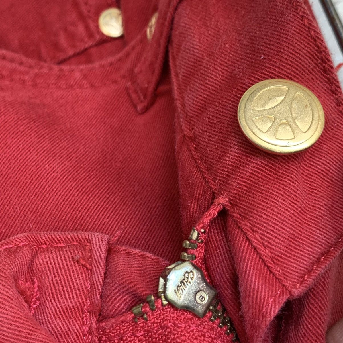 Moschino Vintage Moschino Jeans Womens Red Size 26" / US 2 / IT 38 - 7 Thumbnail