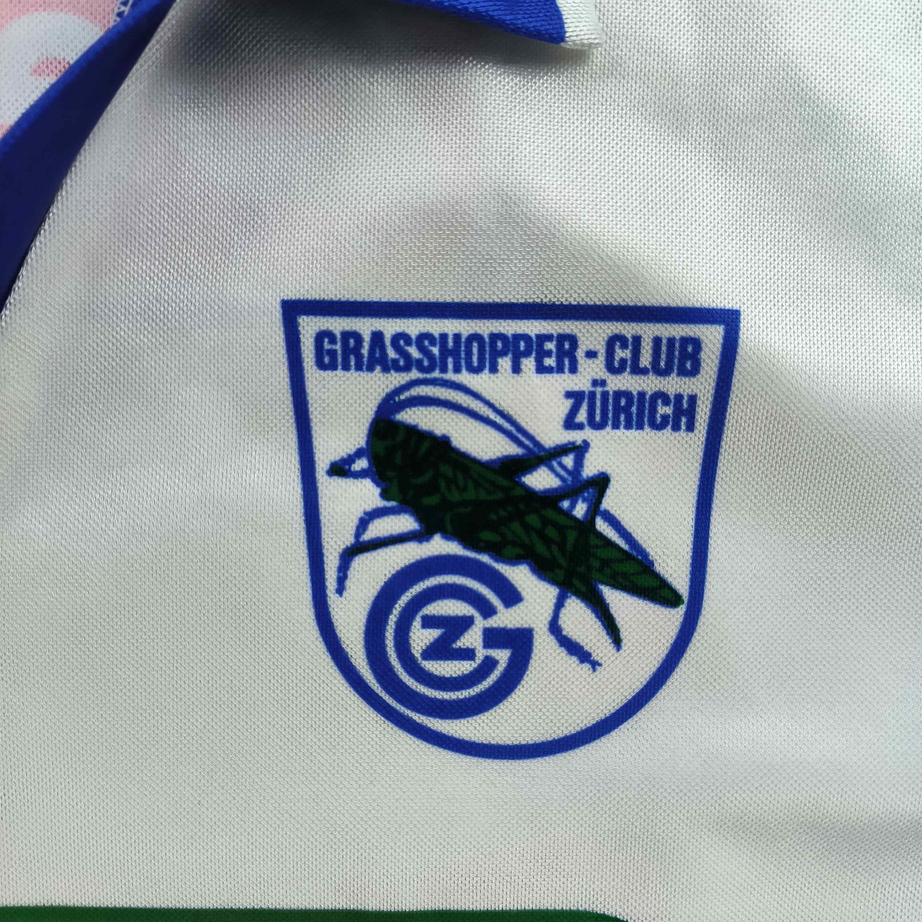 Adidas Grasshoppers Zürich 1995-96 Adidas home football jersey sz M Size US M / EU 48-50 / 2 - 4 Thumbnail