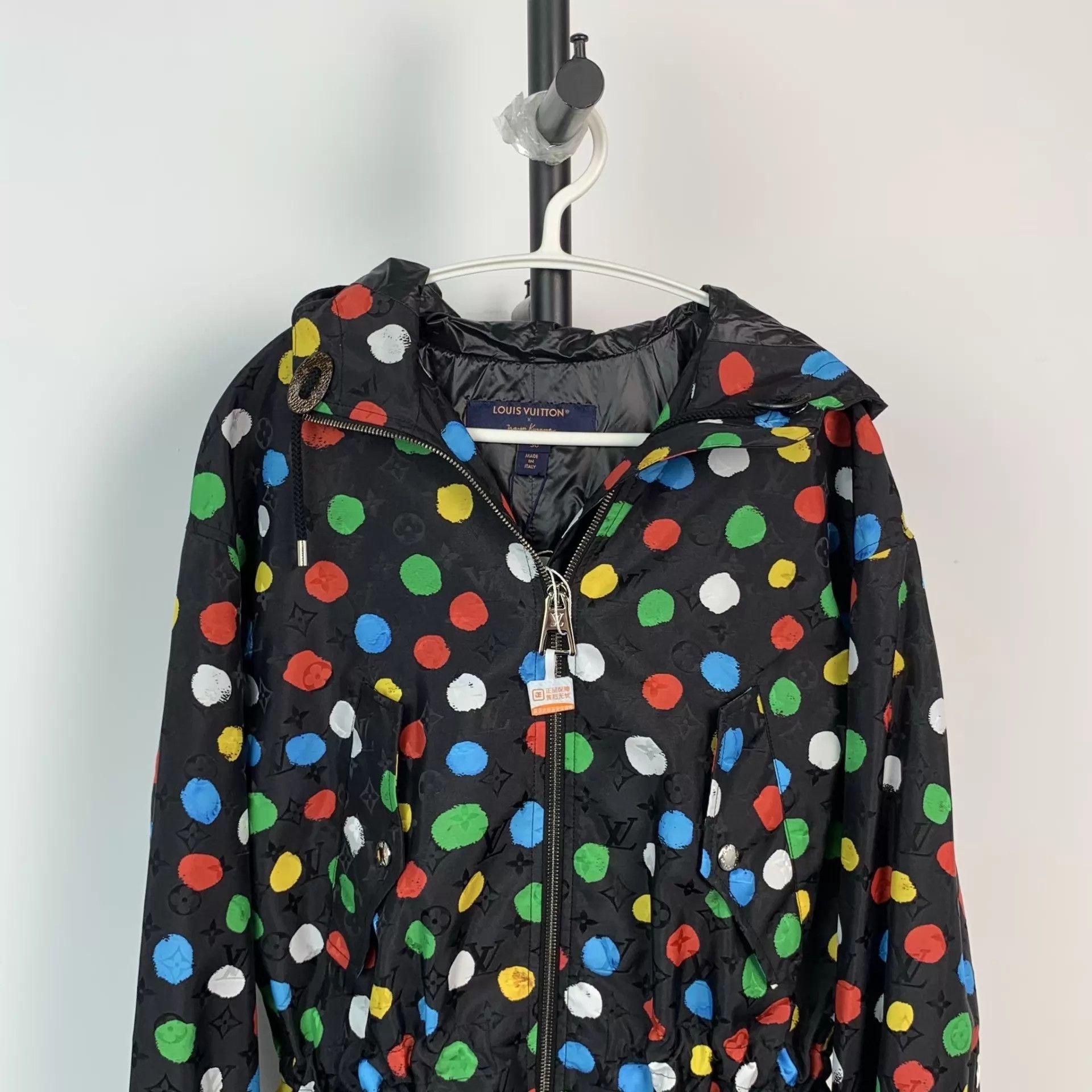 Louis Vuitton LV x Yayoi Kusama 7-color dot navy blue 36 jacket Size XS / US 0-2 / IT 36-38 - 6 Thumbnail