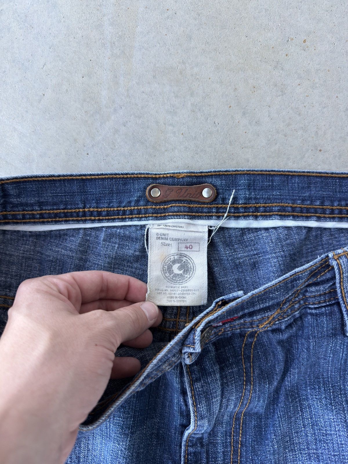 G-Unit Vintage Y2K G Unit Denim NYC Baggy Denim Shorts Size US 40 / EU 56 - 7 Thumbnail