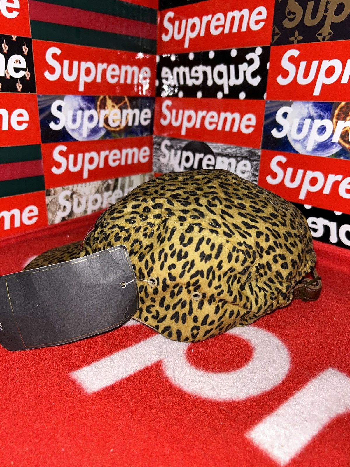 Supreme Supreme Barbour Waxed Cotton Camp Cap Leopard SS20 NEW TAGS Size ONE SIZE - 6 Thumbnail