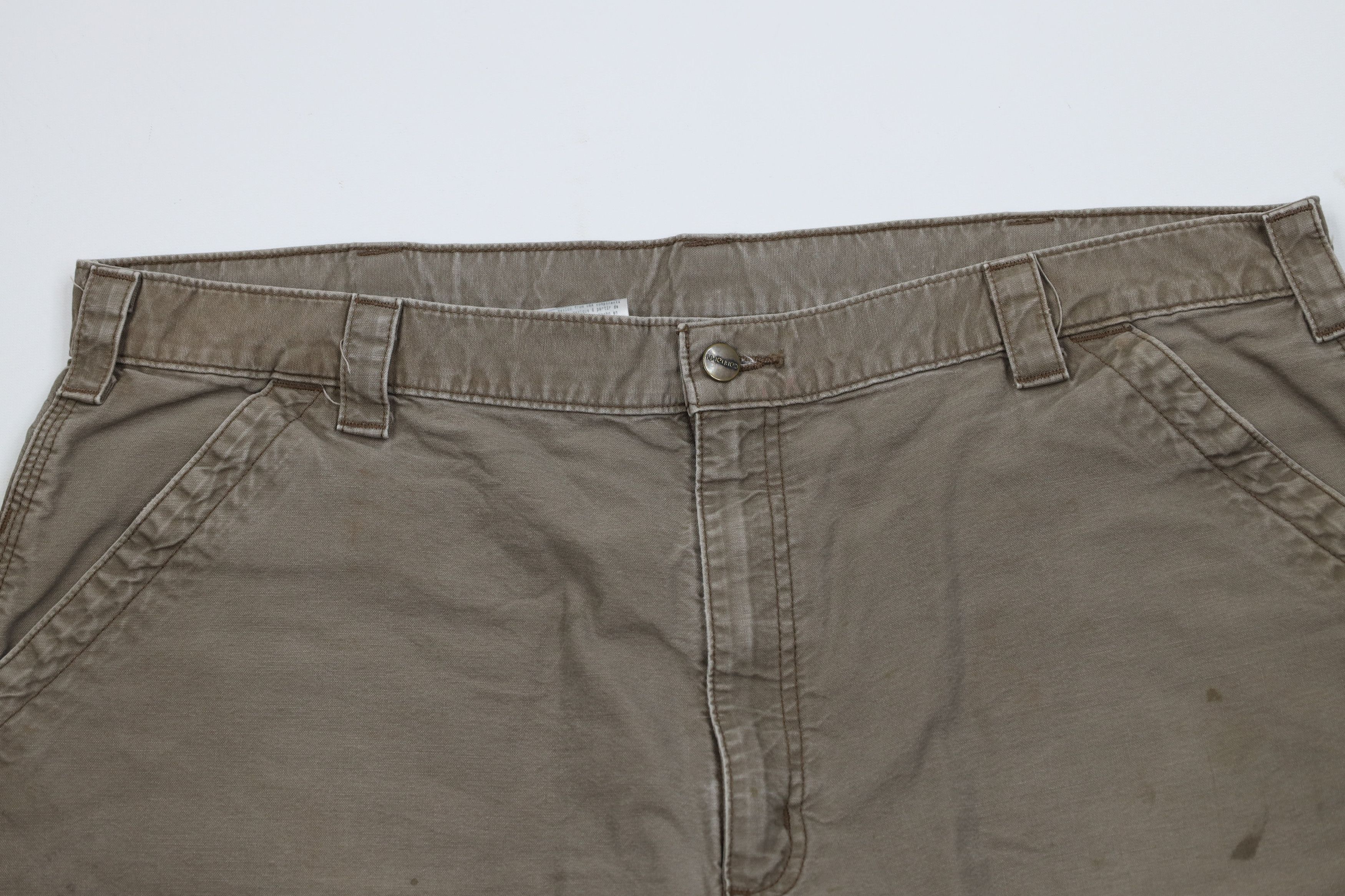 Carhartt Vintage Y2K Carhartt Spell Relaxed Fit Shorts Light Brown Size US 42 / EU 58 - 2 Thumbnail