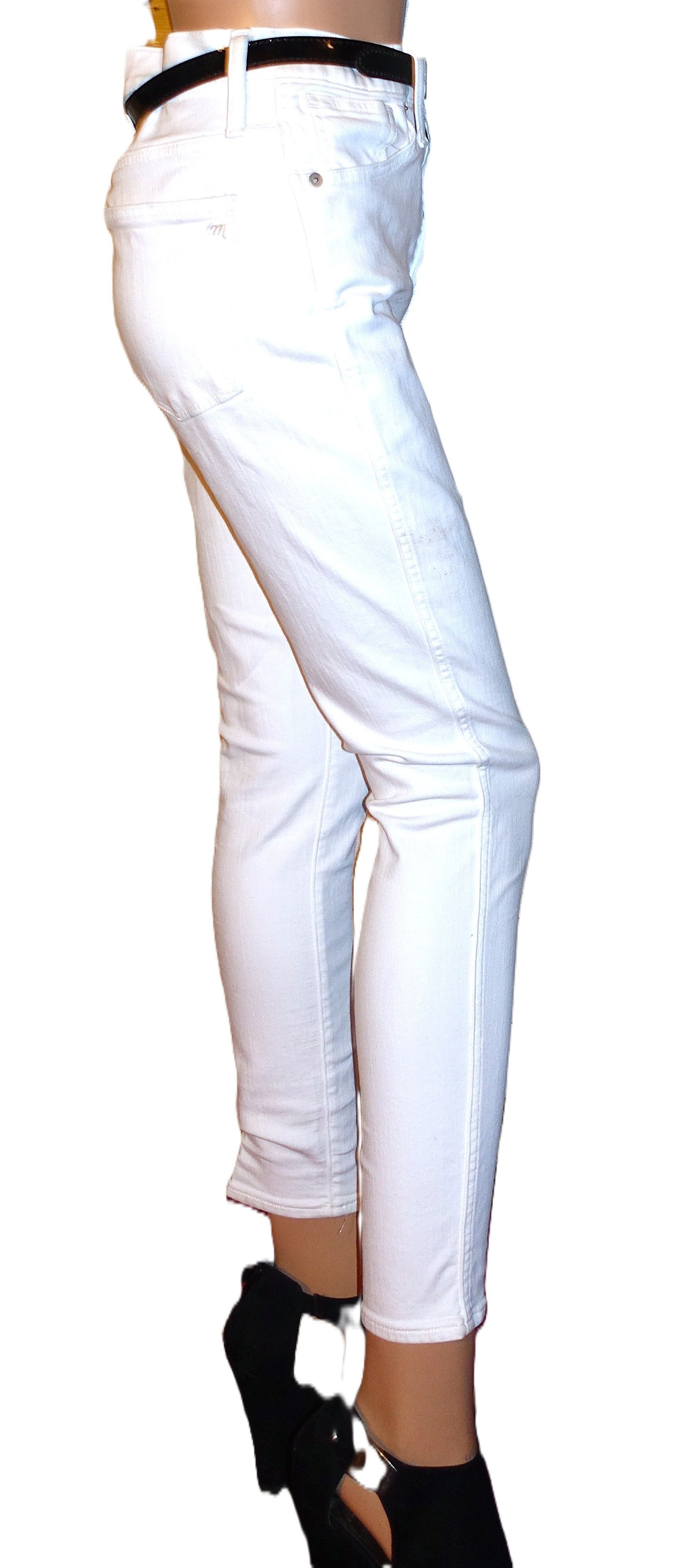 Madewell Madewell White High Rise Skinny Jeans 29 Size 29" - 6 Thumbnail