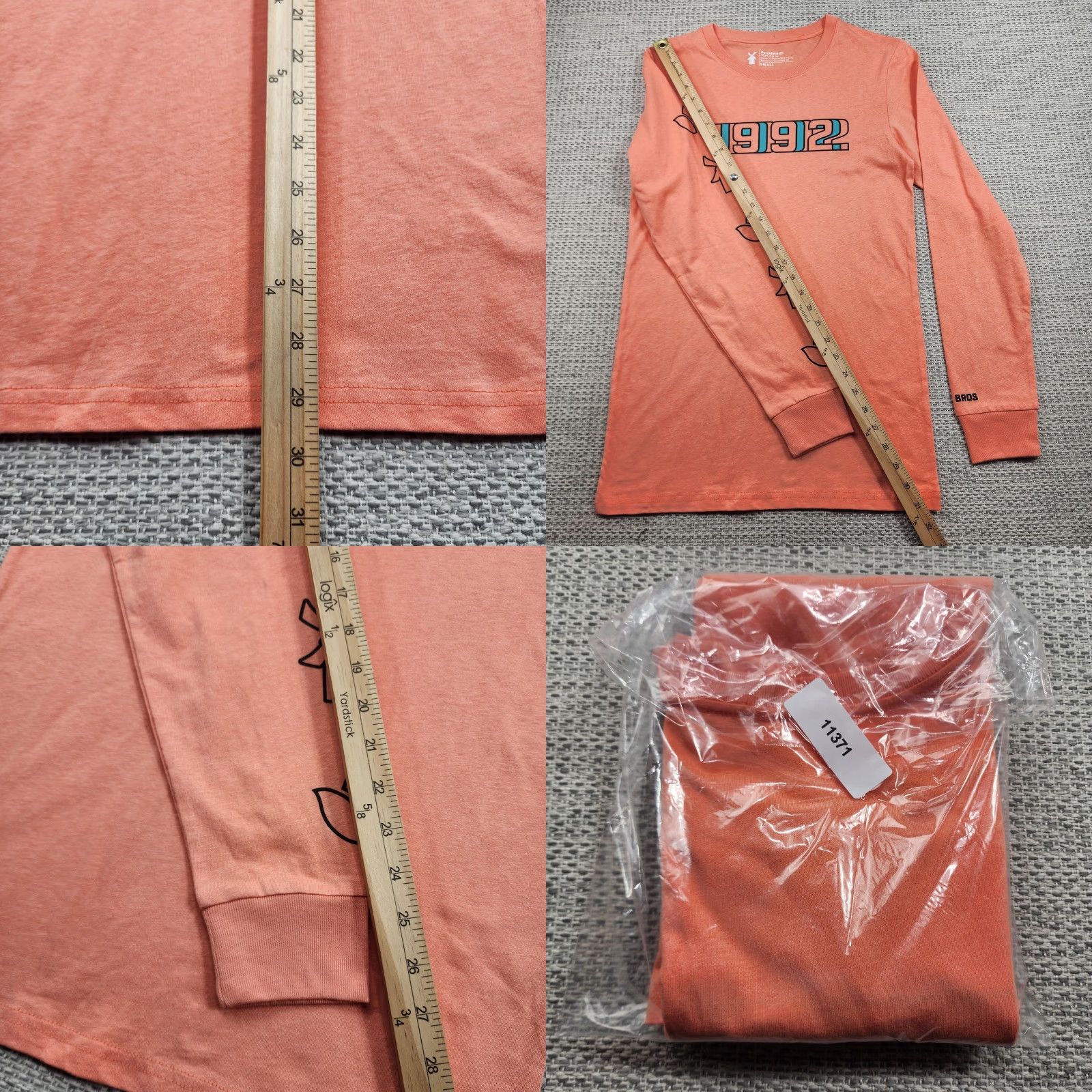 Logo 7 Dutch Bros Coffee Shirt Mens Small Coral 1992 Graphic Long Sleeve Tee Logo NWOT Size US S / EU 44-46 / 1 - 9 Thumbnail