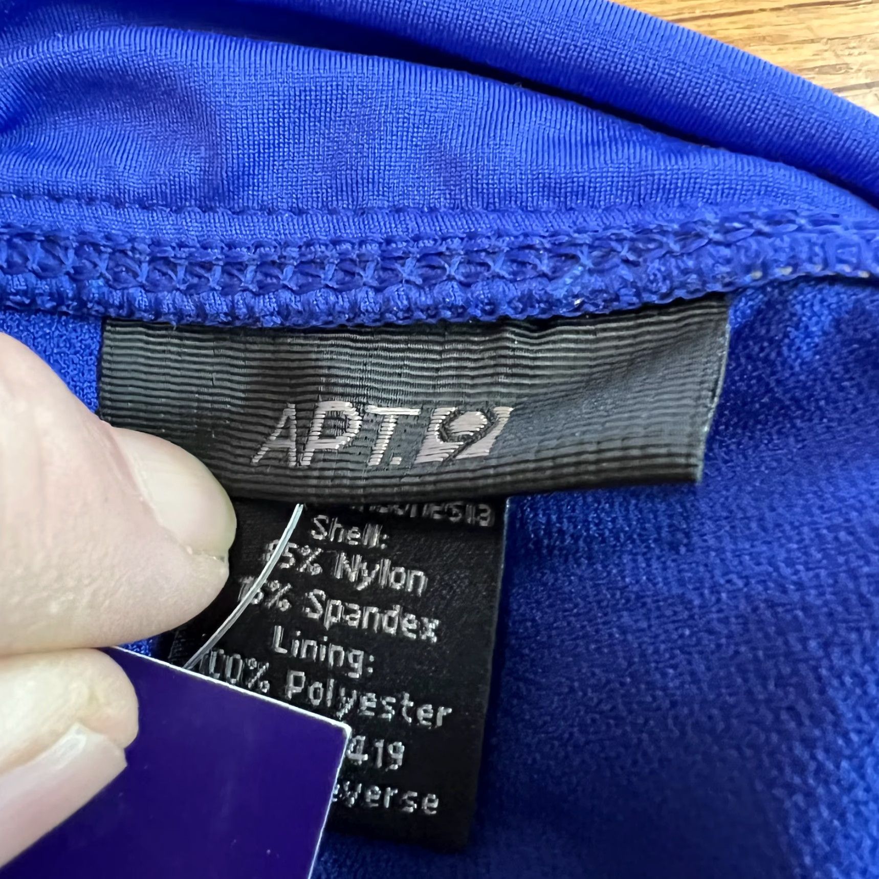 Apt. 9 Apt. 9 Bottom Womens Size 12 Royal Blue Bikini Pull On Ruched New Size 34" / US 12 / IT 48 - 5 Thumbnail