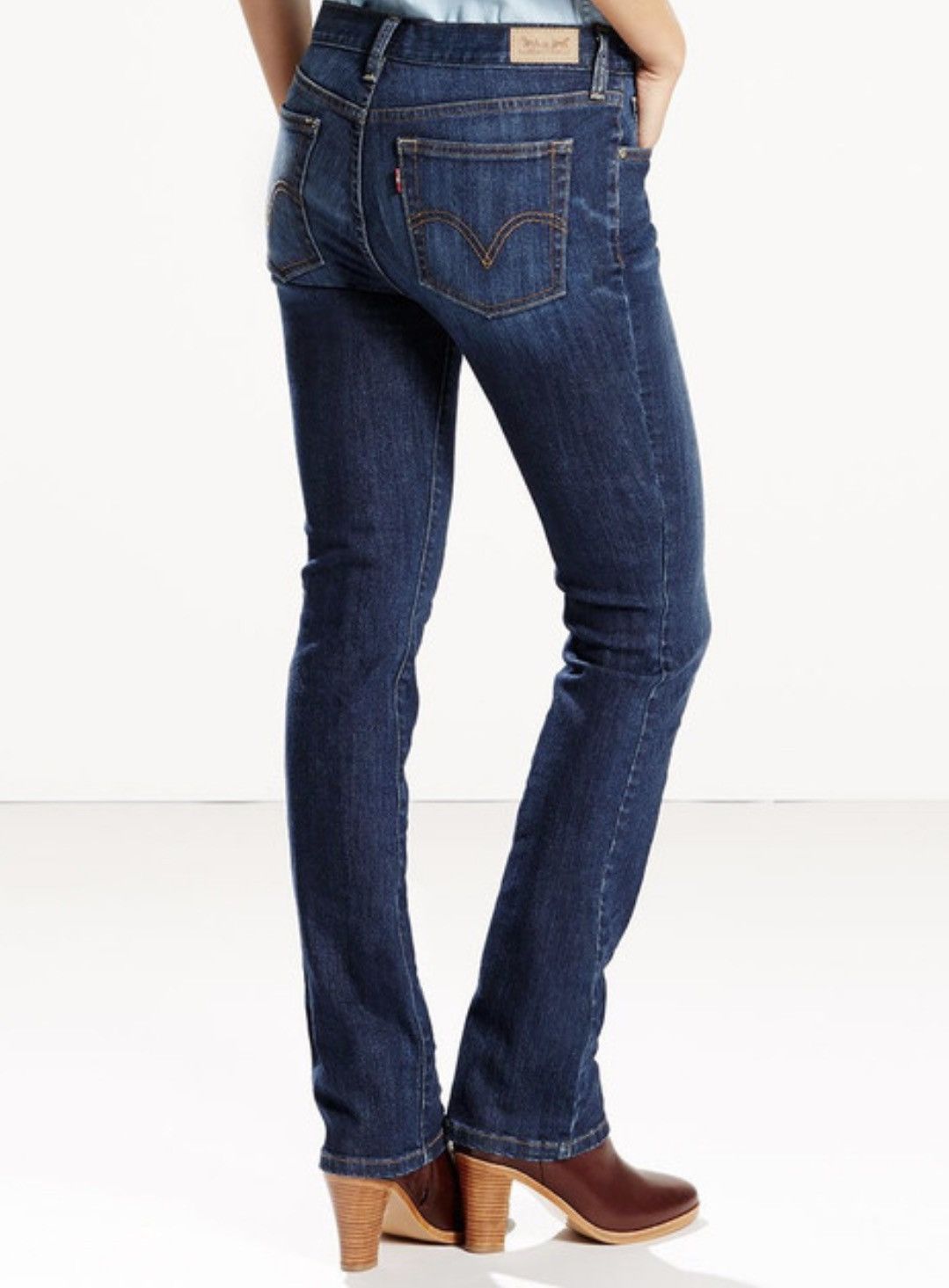 Levi's Levi Jeans Straight Fit Straight Leg Sleek Blue Size 32" / US 10 / IT 46 - 2 Thumbnail