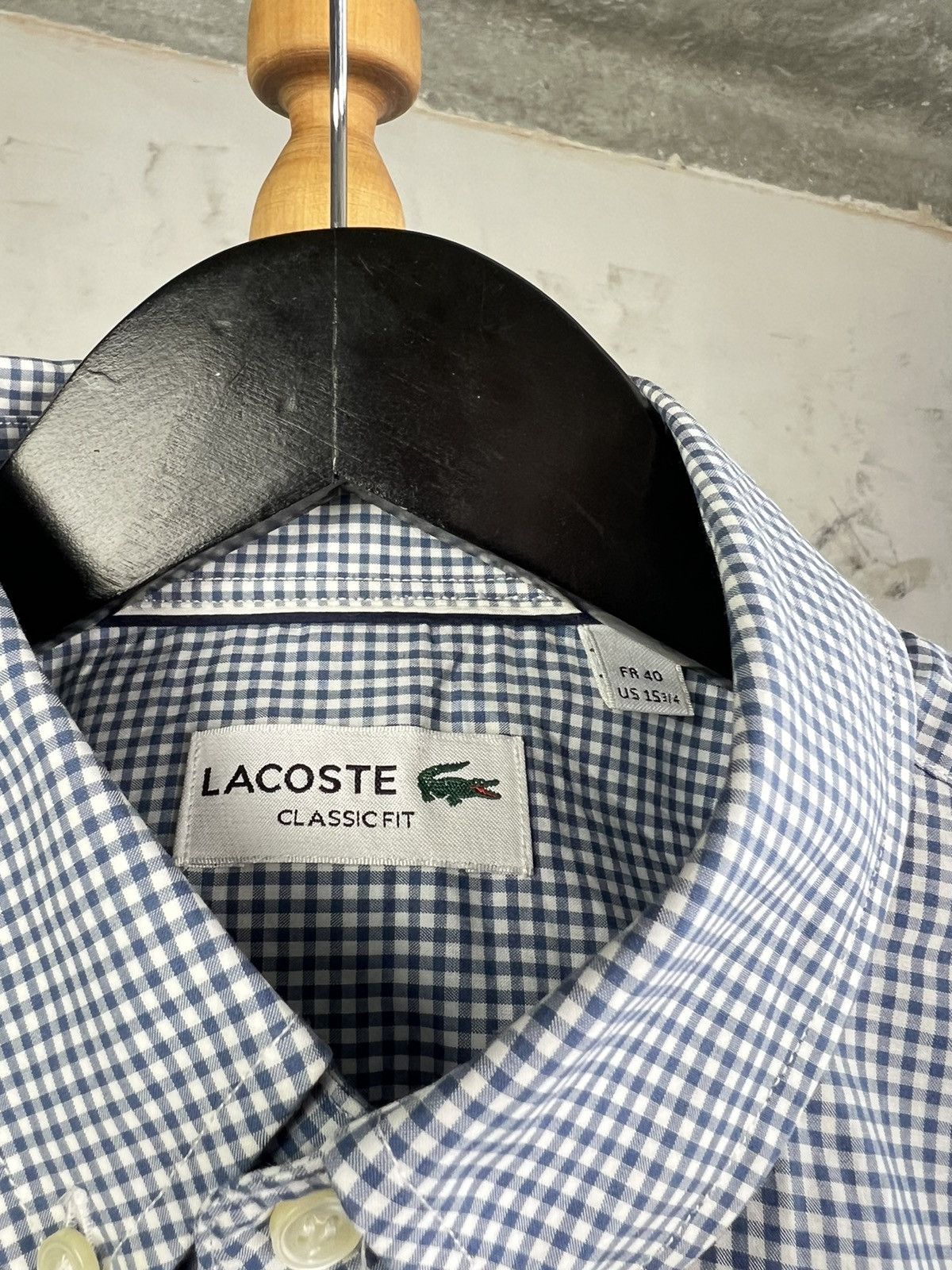 Lacoste Lacoste Short Sleeve Button Shirt Size M - L 15 3/4 Size US M / EU 48-50 / 2 - 5 Thumbnail