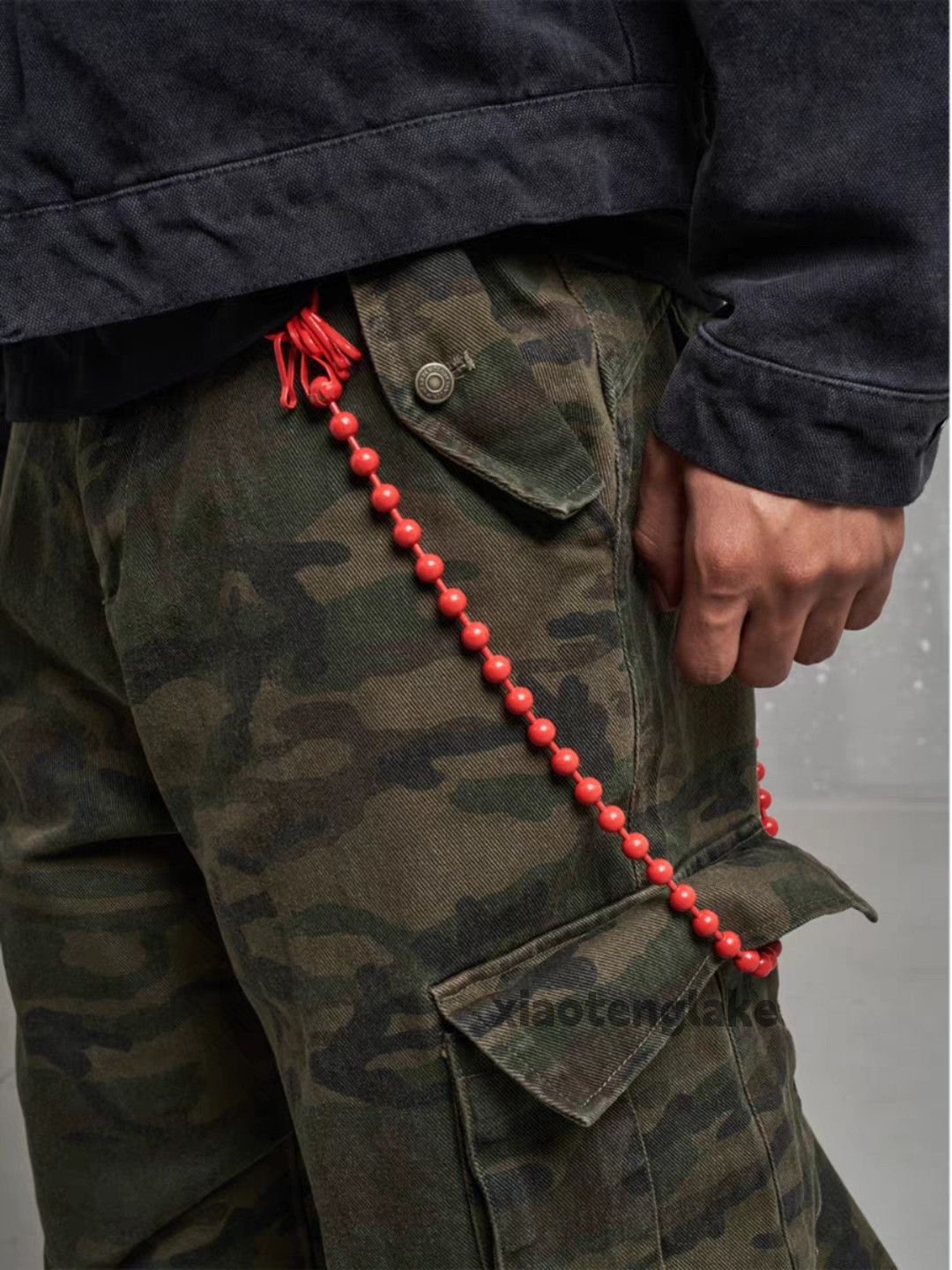 Designer × Vintage washed faded loose baggy camo skate hiphop cargo pants Size US 28 / EU 44 - 6 Thumbnail