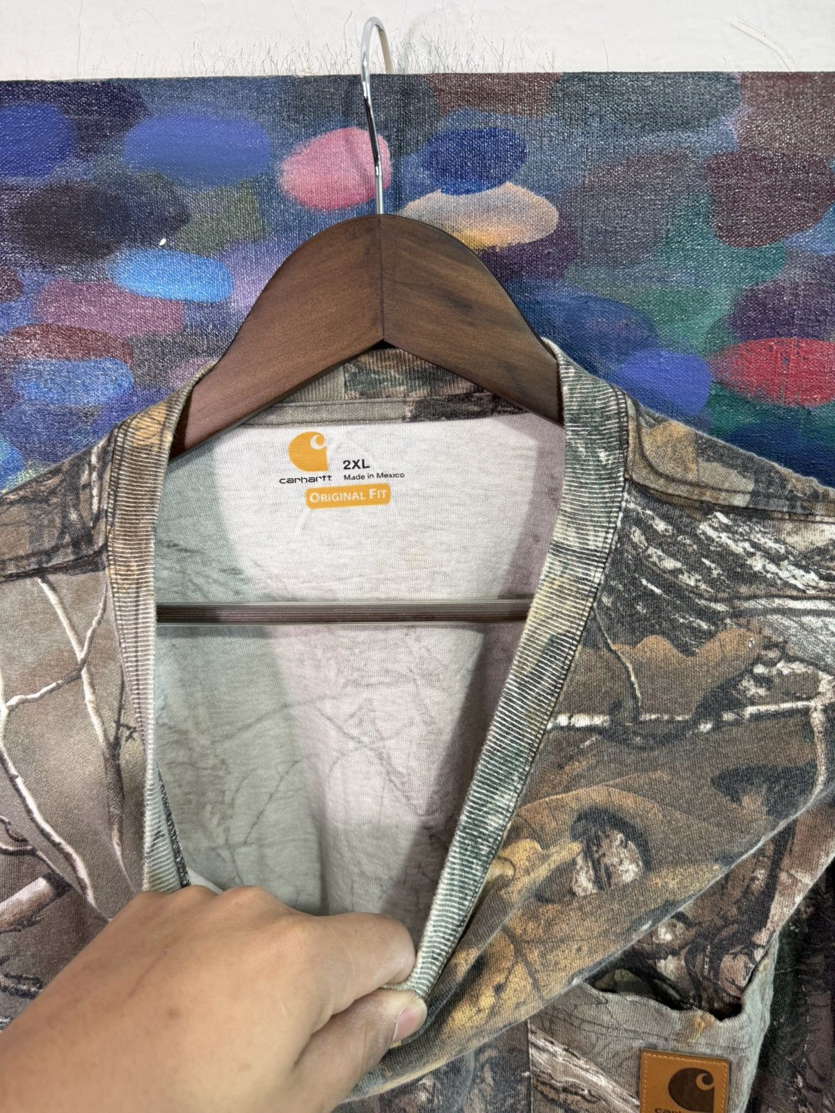 Carhartt Vintage y2k 2000s carhartt realtree camo longsleeve tshirt Size US XXL / EU 58 / 5 - 3 Thumbnail