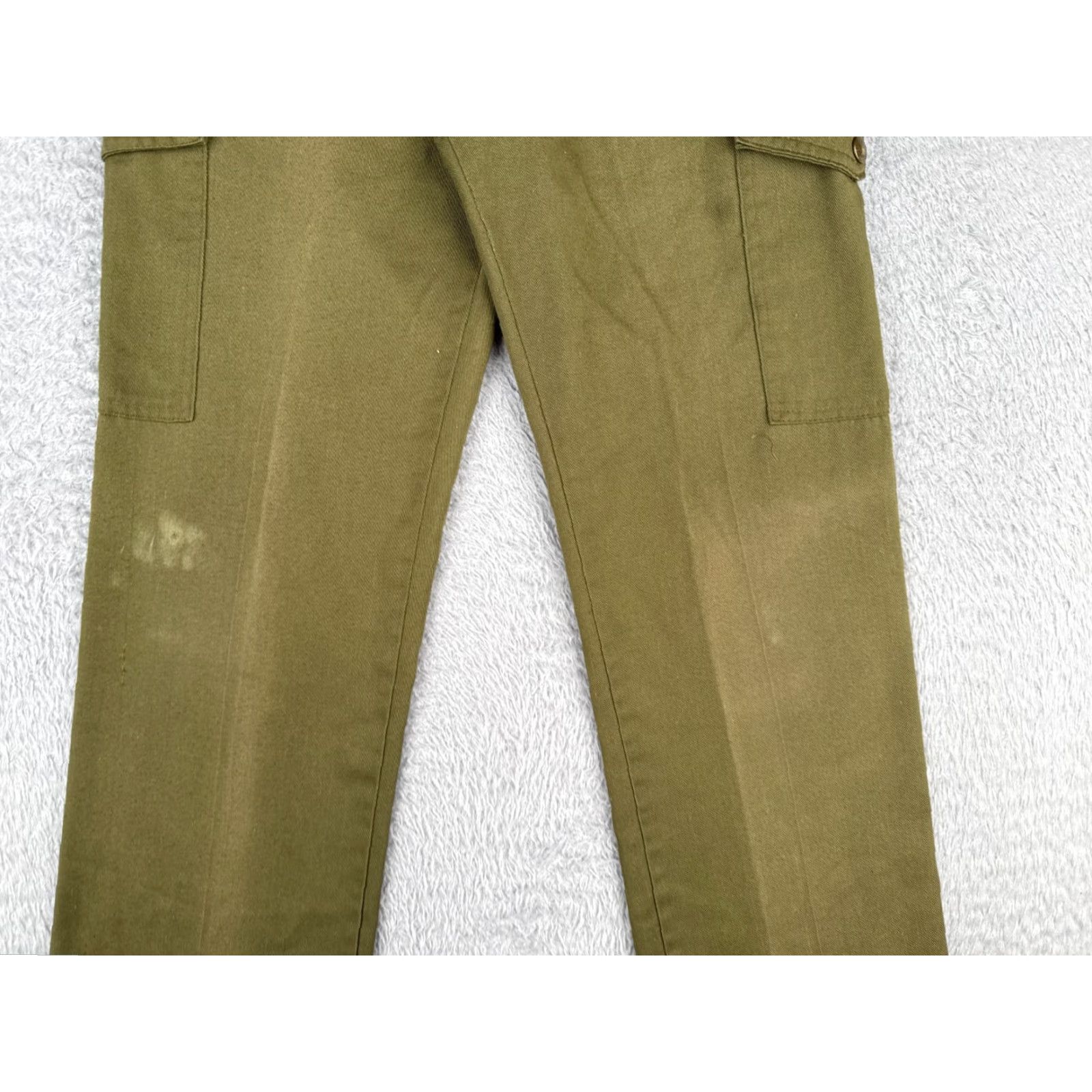 Vintage VINTAGE Boy Scouts Pants Boy Scouts of America Twill Cotton Green 27x27 Adult Mens Green Vintage Scout Pants 27x27 Size US 40 / EU 56 - 3 Thumbnail