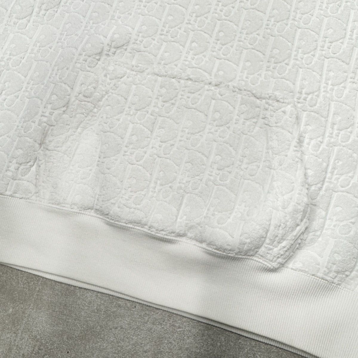 Dior Dior Oblique Jacquard Towelling Hoodie In White RRP £1300 Size US S / EU 44-46 / 1 - 3 Thumbnail