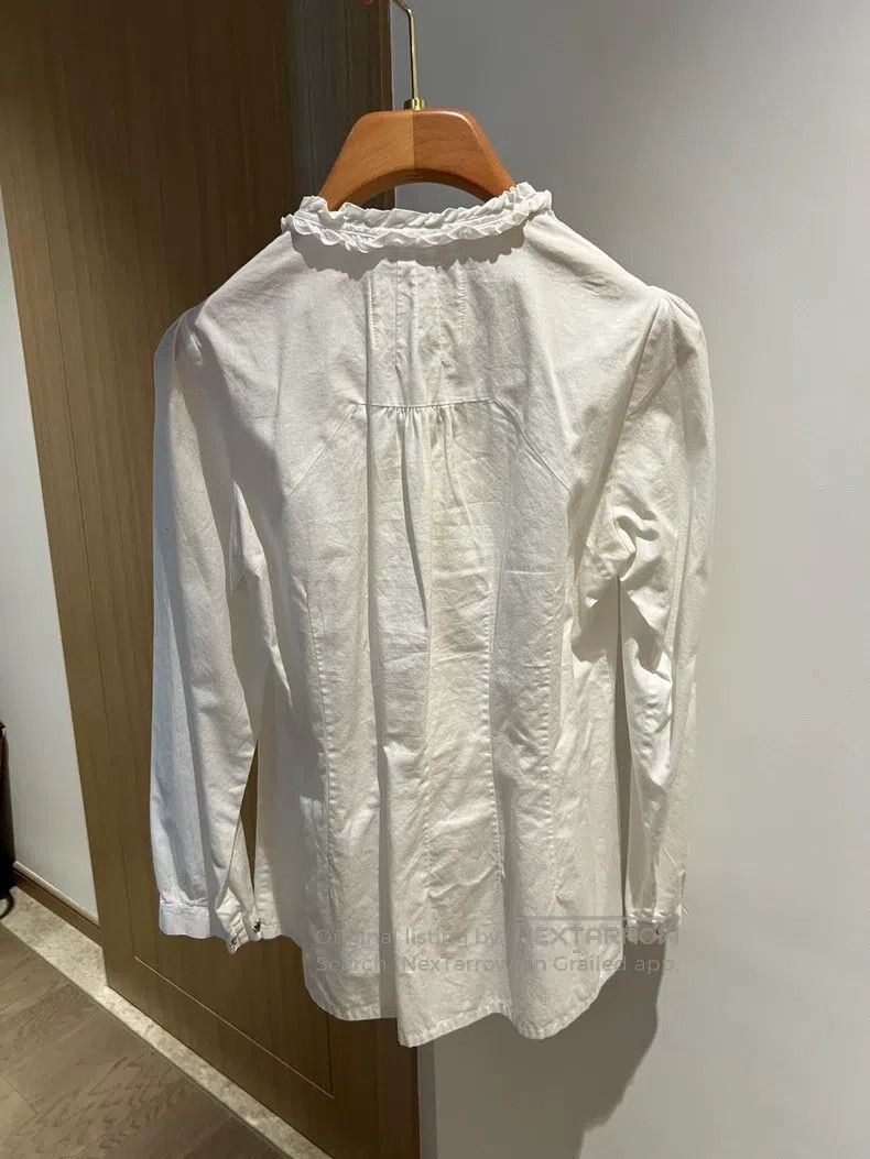 Junya Watanabe JUNYA WATANABE Court Collar White Shirt Size XS / US 0-2 / IT 36-38 - 2 Thumbnail