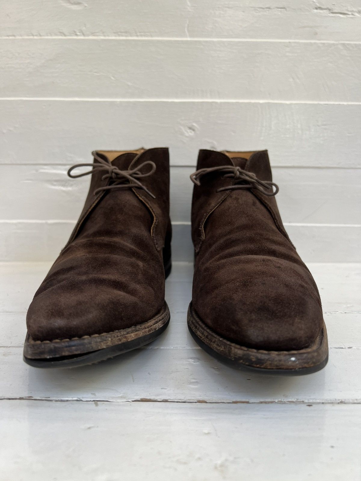 Crockett & Jones Crockett & Jones Tetbury Brown Suede Chukka Lace Up Boots Size US 8.5 / EU 41-42 - 5 Thumbnail