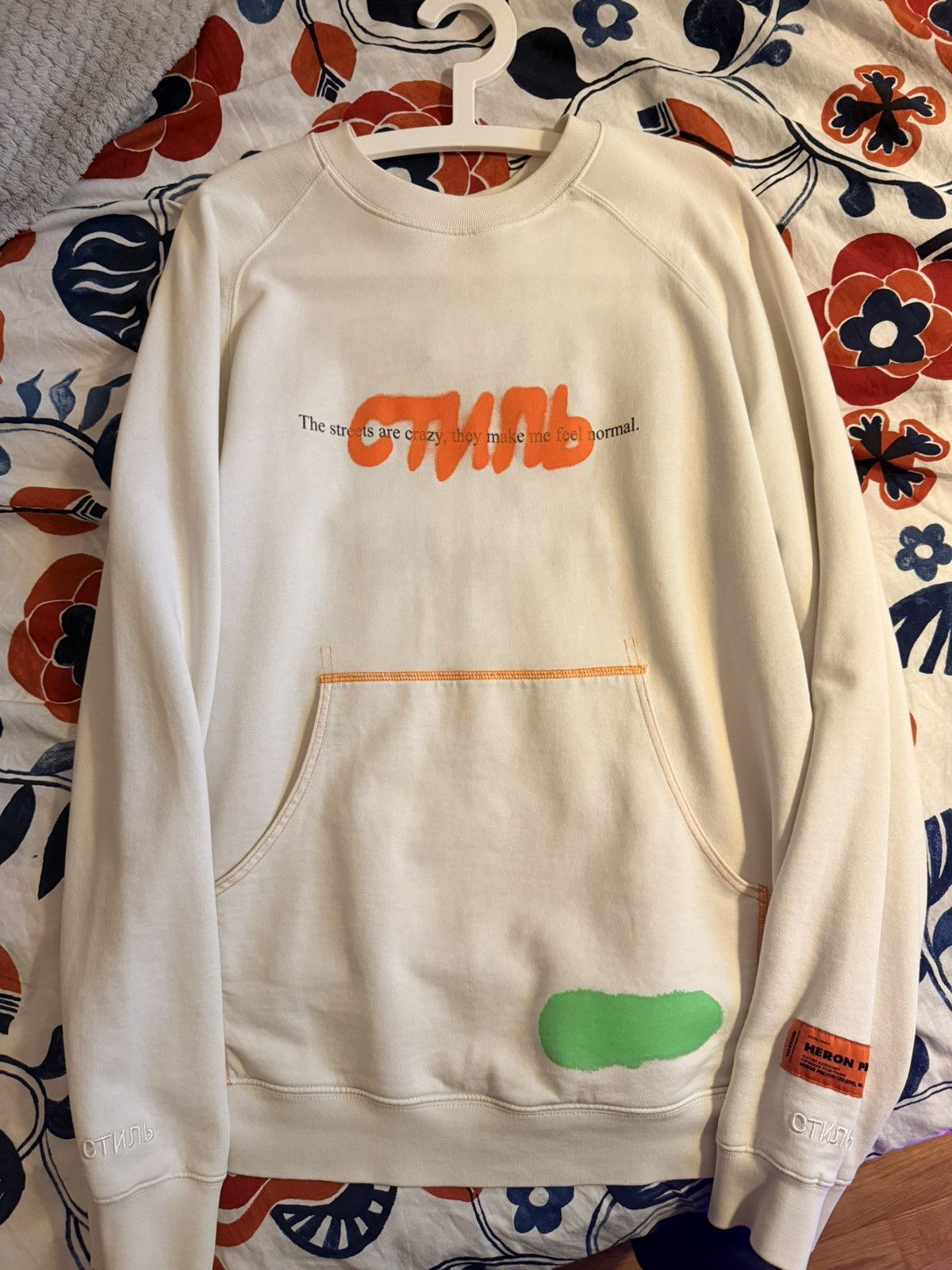 Heron Preston Heron Preston Sweatshirt, The streets are so crazy Size US S / EU 44-46 / 1 - 1 Thumbnail